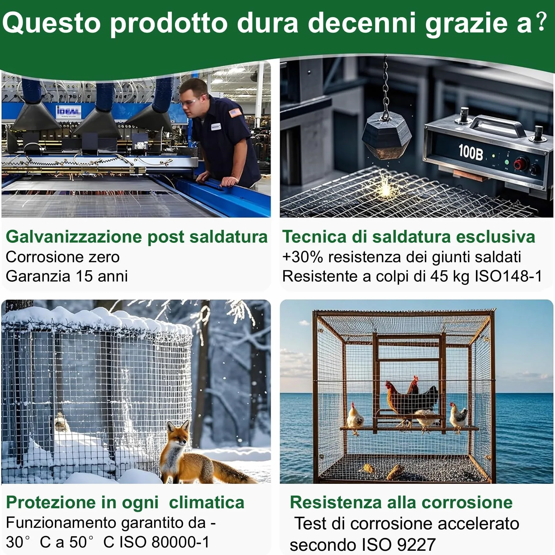 Amagabeli1M X 25M Zincato Maglia Quadrata Rete Giardino Saldatura 12,7mm a Calda Rete a Maglia Spessore 0,7mm Metallo Rete metallica Pollaio Rete metallica Saldata Gallina Chiusure VoliereDA130