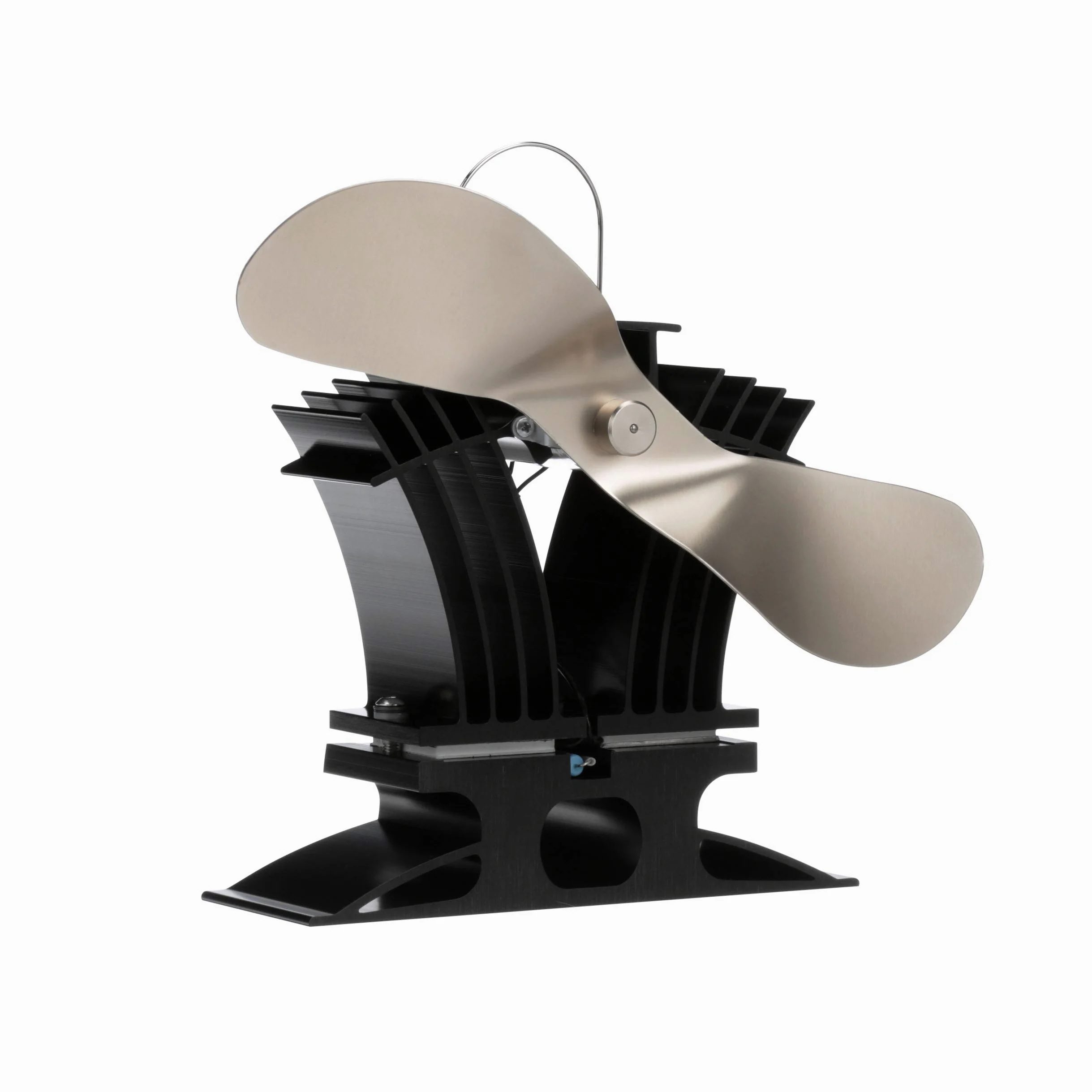Ecofan 806EUKBX Ventola per Stufa a Legna alimentata a Calore, in Nichel, multilingue