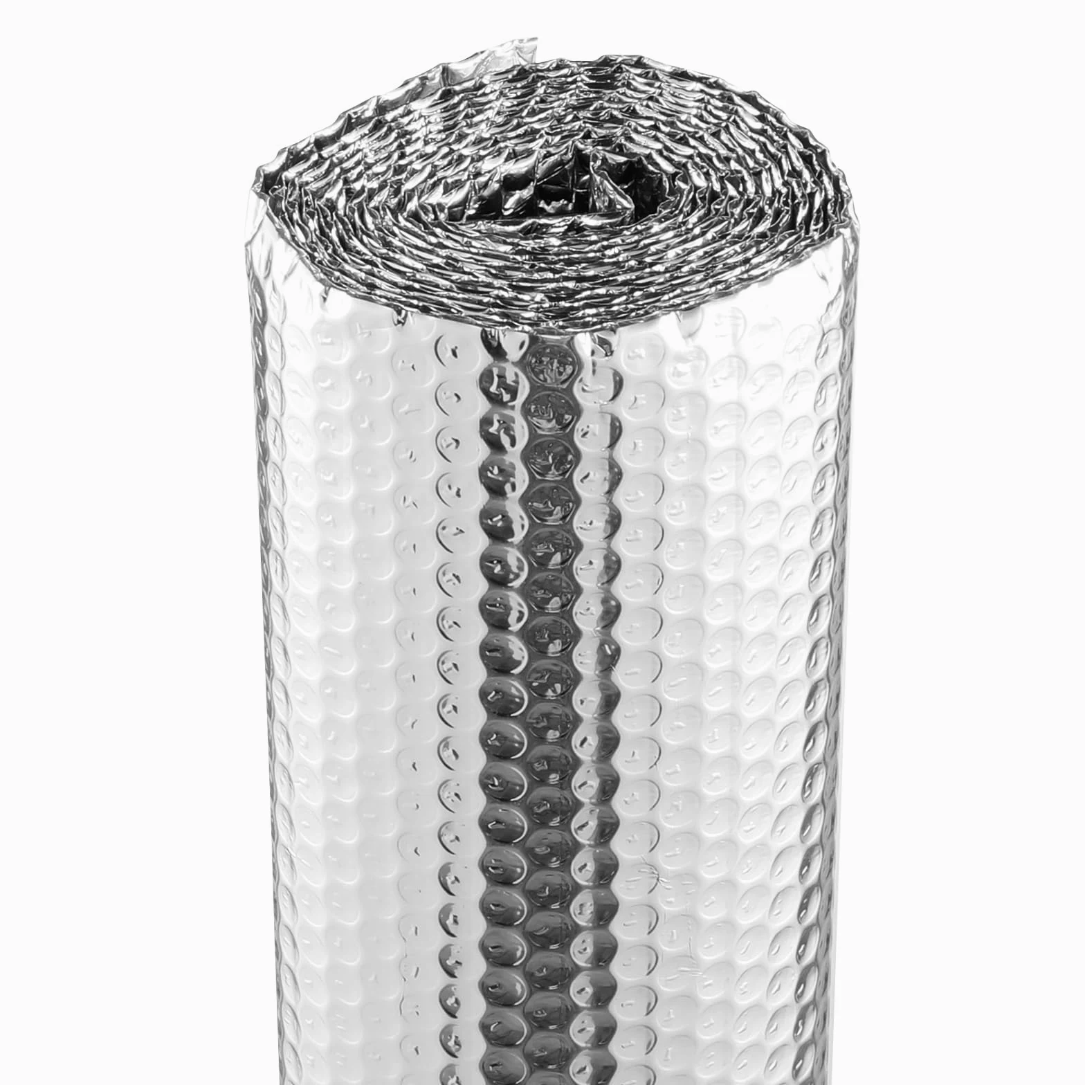VEVOR Rotolo di Isolamento Riflettente Doppio, Barriera Radiante con Anima in Schiuma, 122 cm x 304 cm, Scudo Riflettente del Calore in Schiuma EPE Alluminio Bifacciale, per Finestra Tetto Camper