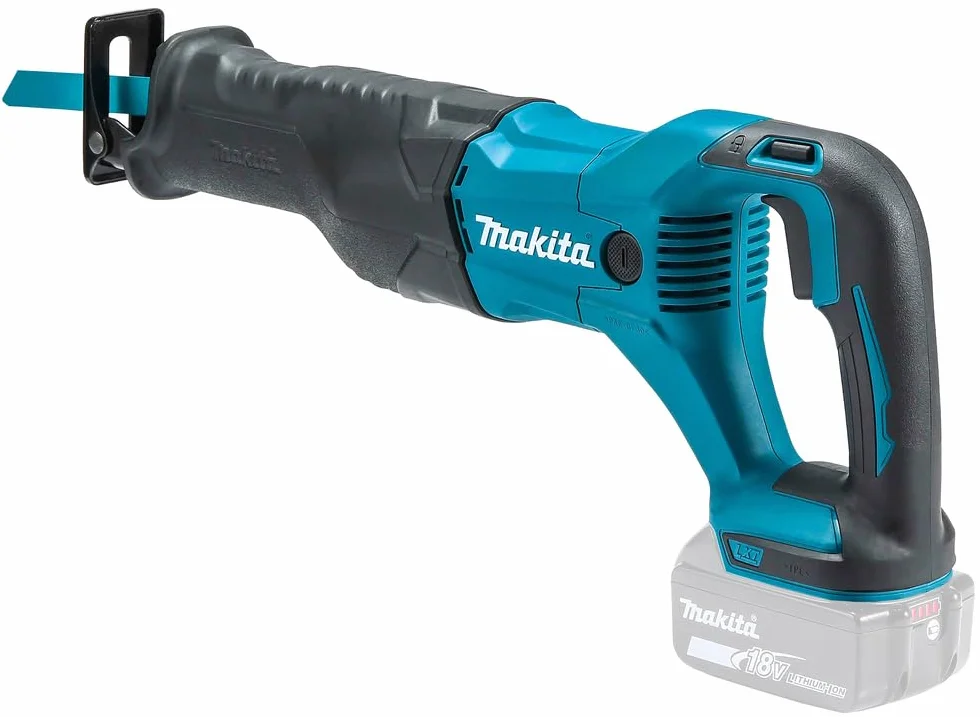 Makita Sega recipro a batteria, djr186rt, blu, DJR186ZK 0 wattsW, 18 voltsV, Turchese/ nero