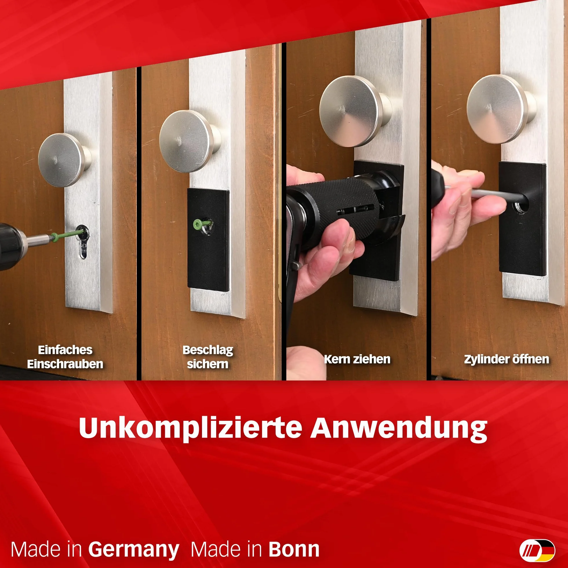 Kit Multipick Lock Picking Tool [Made in Germany] - Chiave bulgara - Apertura Porte - Grimaldelli - Lockpicking - Grimaldelli per Serratura
