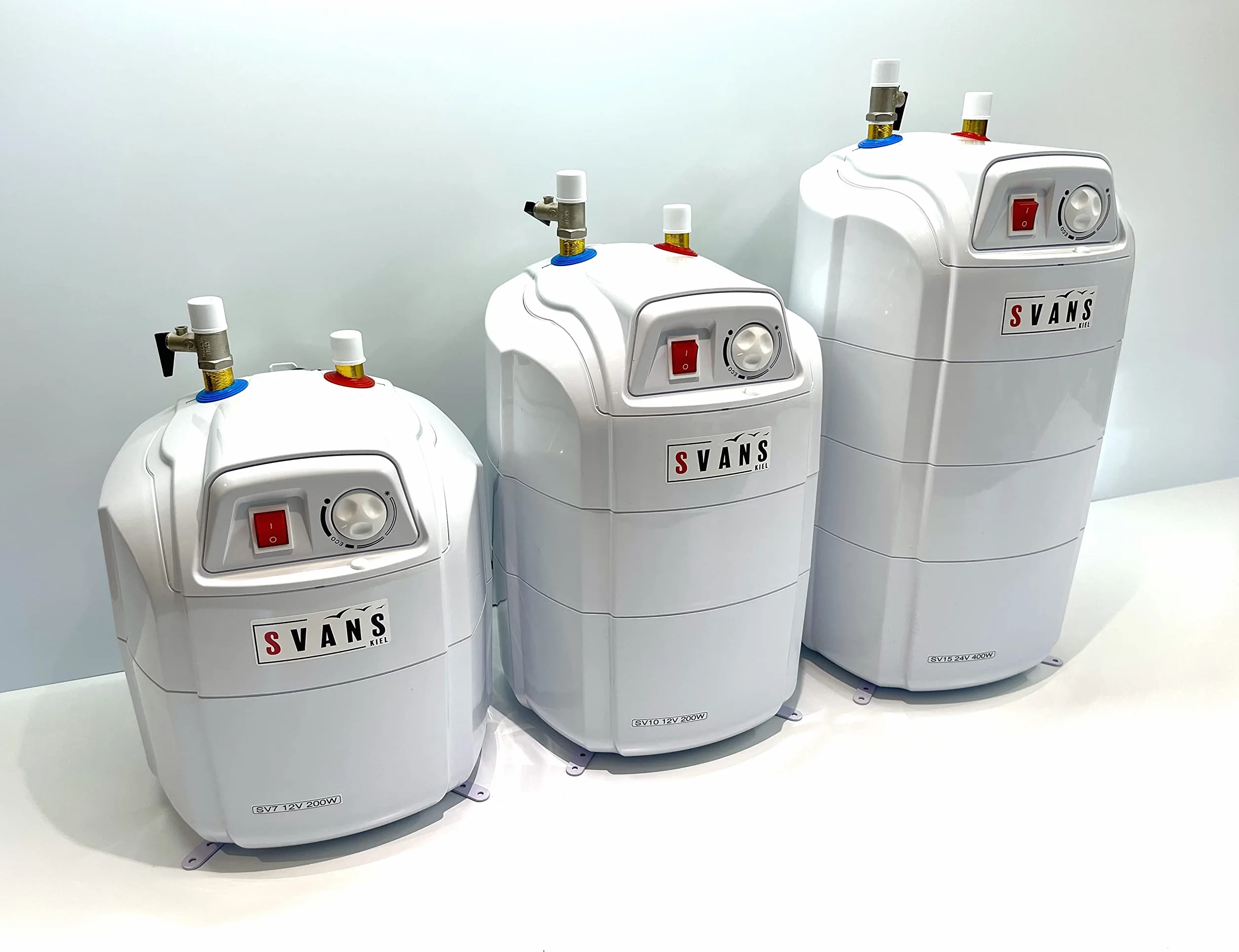 Svans Caldaia 24v Bollitore Acqua 24v 15 Liter Serbatoio Acqua Calda 24v Resistente alla Pressione SV15 Case Mobili Roulotte Campeggio
