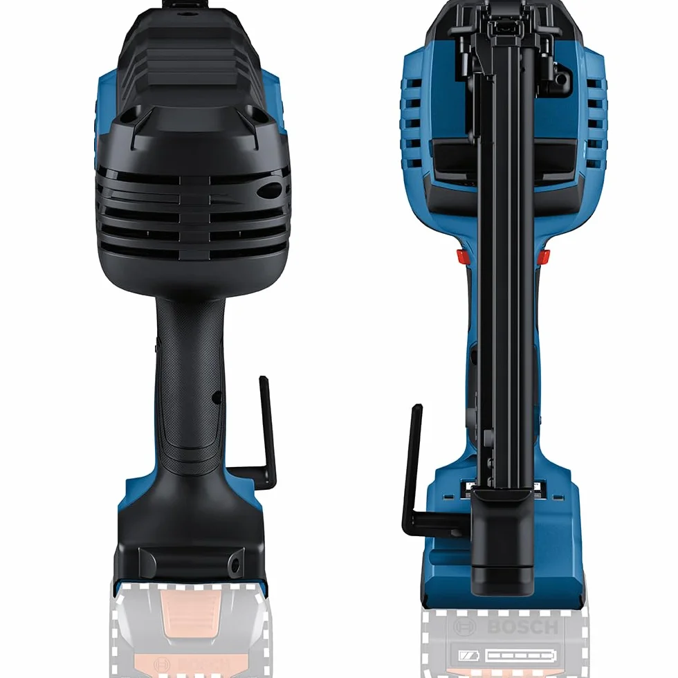 Bosch Professional 18V System Chiodatrice legno GNH 18V-50 M (azion.sing./a contatto,idonea per i seguenti chiodi: 16–54 mm,18 GA (1,2 mm) e ang. caricatore da 0°, L-BOXX, senza batt./caricabatt.)