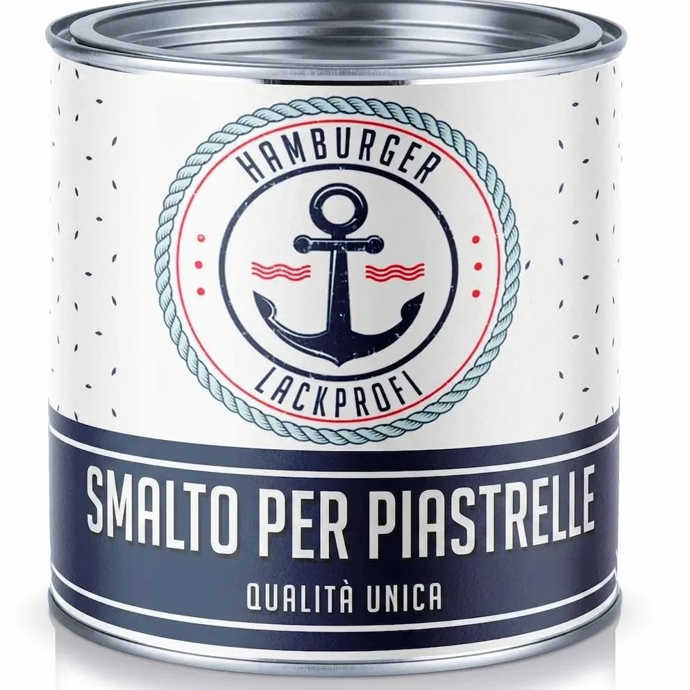 Vernice per piastrelle lucido rosa antico RAL 3014 Rosa Pittura per piastrelle (1 L) Hamburger Lack-Profi