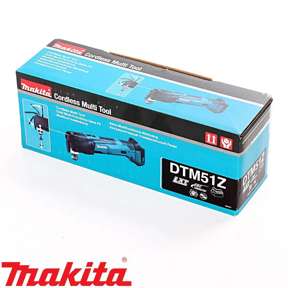 Makita DTM51Z DTM51 18v Li-Ion Multi-Tool LXT Keyless Blade Change - Solo corpo nudo, 18 V