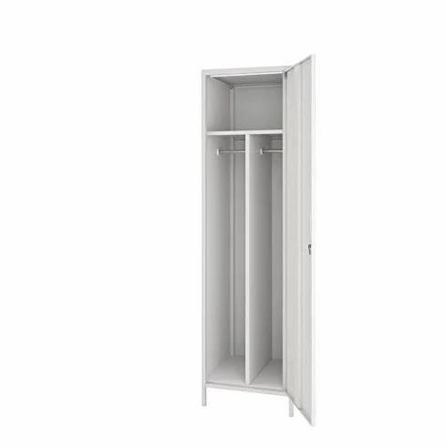 ARMADIO SPOGLIATOIO IRON METALLO LAMIERA verniciata SPORCO/PULITO 1 ANTA H 180 L 50 P 50 cm fornito smontato