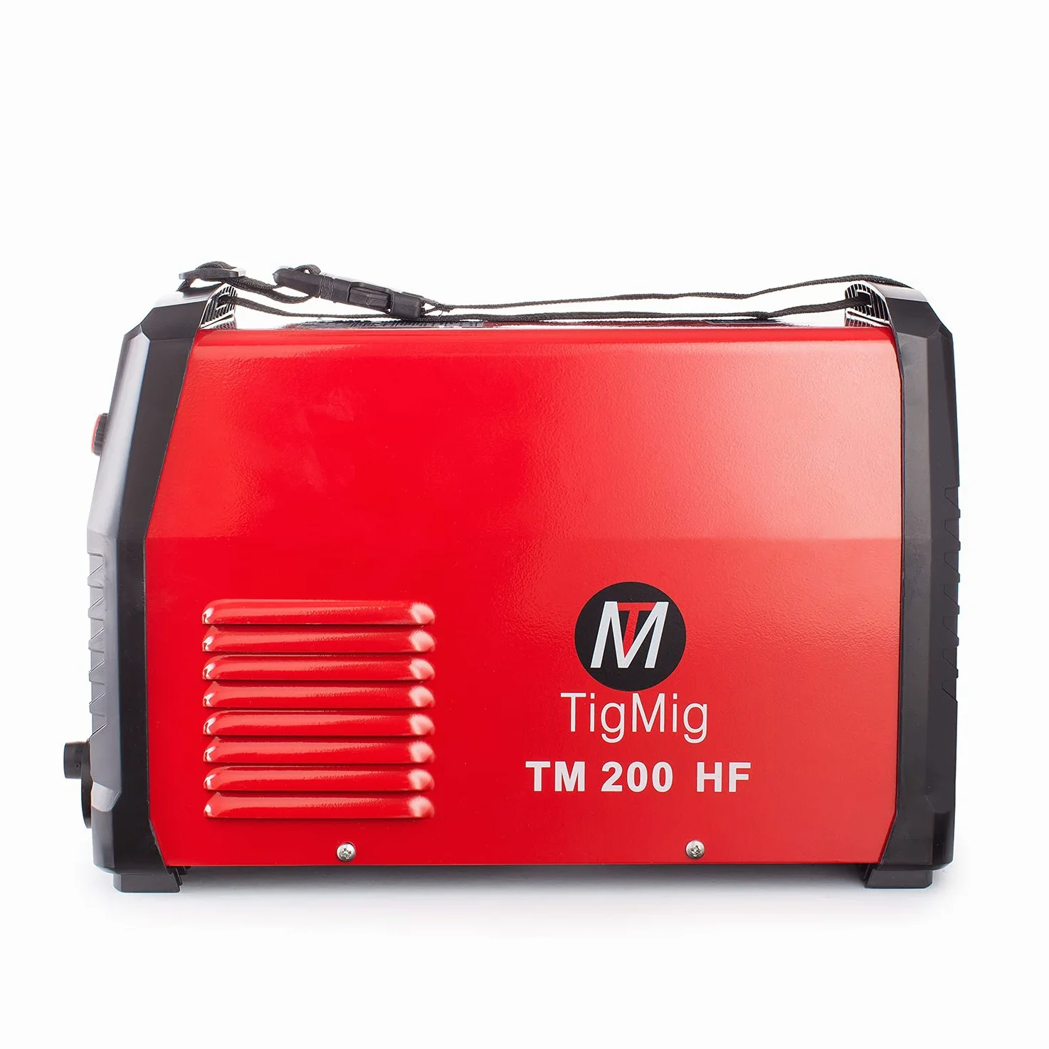 TIGMIG Saldatrice inverter DC TIG e MMA (Elettrodo), Mod. TM 200 HF, Innesco Alta Frequenza, 200 Amp, Con Accessori, Funzioni Hot Start, Arc Force, Anti-sticking in modalità MMA, Portatile, Compatta