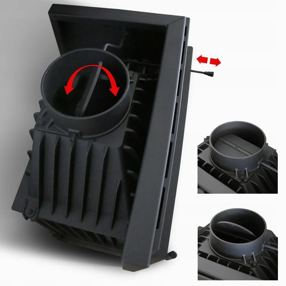 KRATKI SIMPLE a legna in ghisa 8kW Ø200mm - efficiente gamma di potenza & basse emissioni BImSchV 2 - aminetto elegante con vetratura laterale - Classe di efficienza energetica A, H70,1 x L60 x P36 cm
