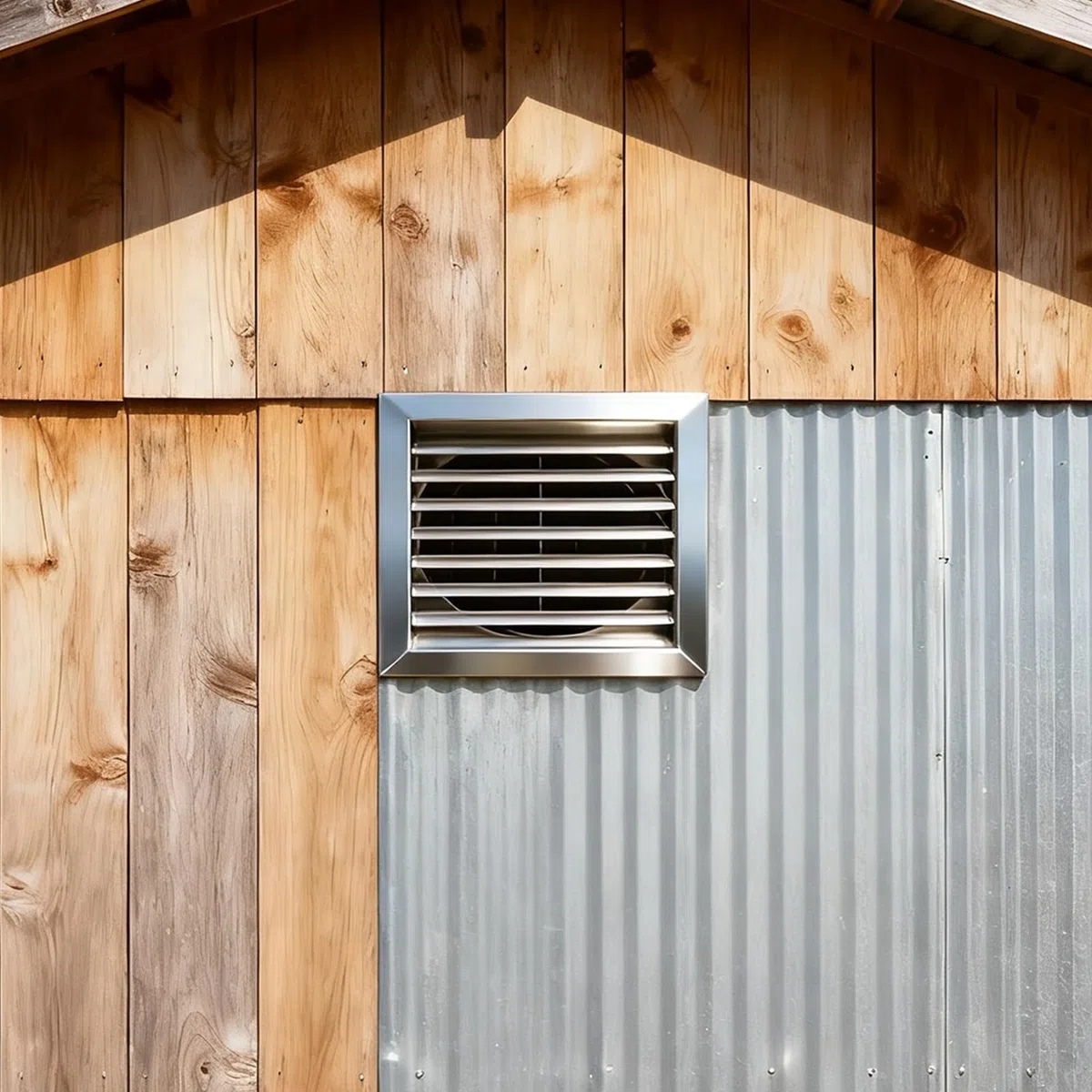 Griglia di Ventilazione Esterna a Parete con Schermo in Acciaio Inox 304 per sottotetto, capannone e Garage, Dimensioni 75x85 cm (30x33 Pollici), per Un Flusso d'Aria Migliorato.