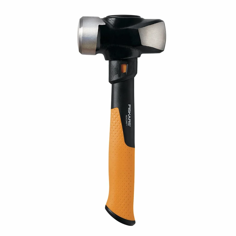 Fiskars IsoCore 3 lb Club Hammer, 11 pollici, 750910-1001, arancione/nero, importazione USA