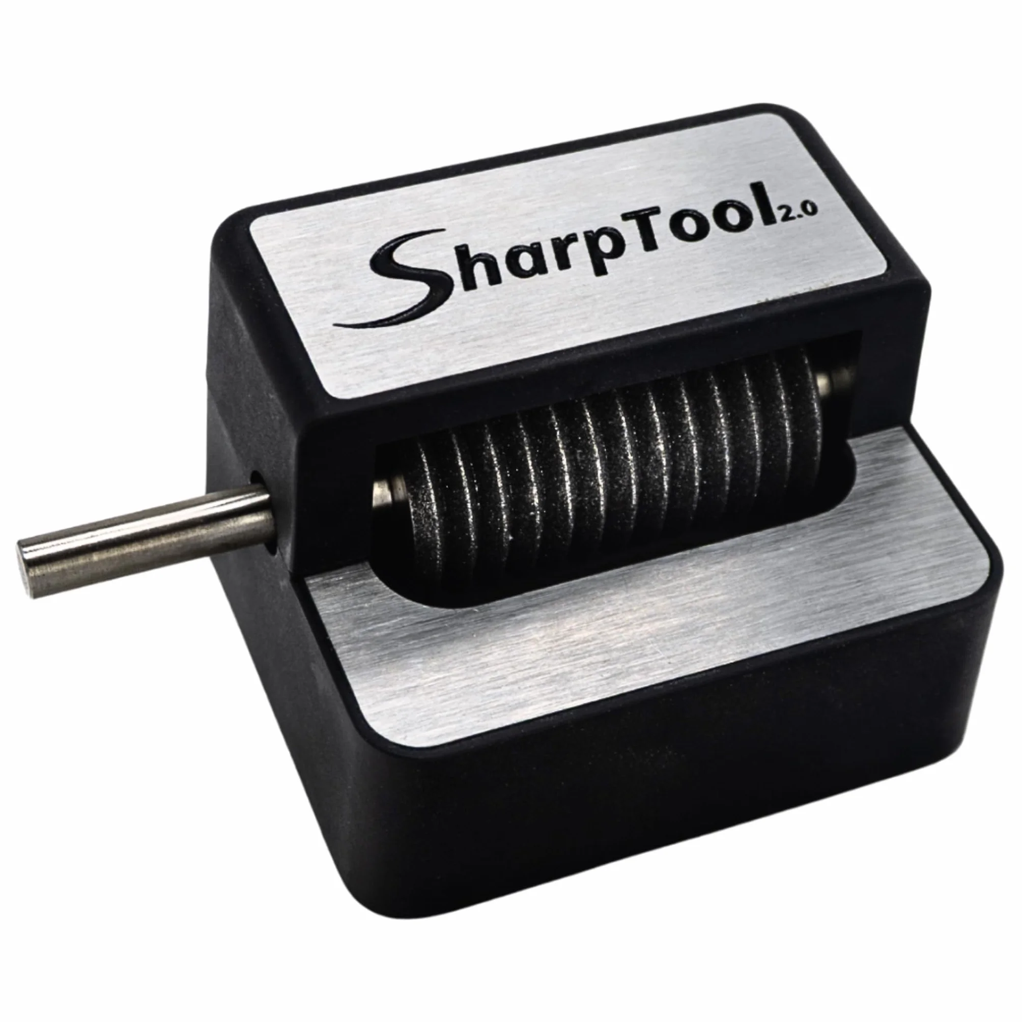 SharpTool 2.0 Afilador para Hojas de Sierra Multitool – Afilador de Precisión para Taladro para Afilar Hojas de Inmersión BIM, HCS y HSS, Accesorio para Herramienta Multifunción