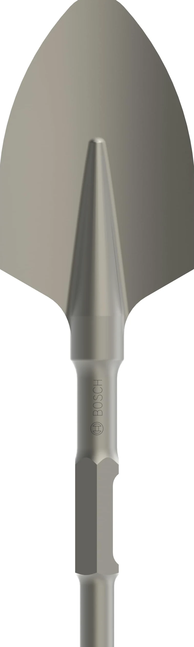Bosch 1x Scalpello a spatola PRO Hex 30-4C, arrotondato (per Terreno, Ghiaia, Ø mm, Professional Accessorio Sezionatori)