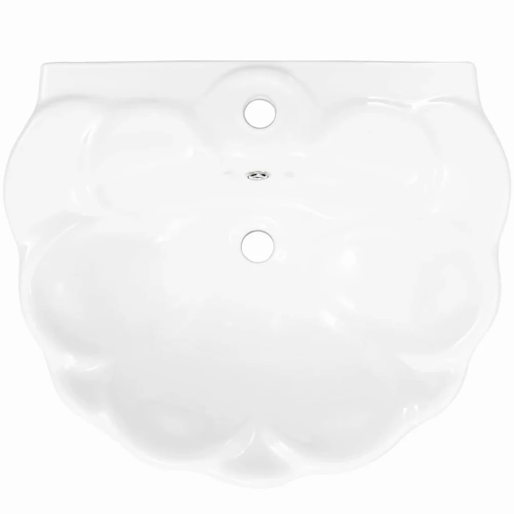 Generico Lavandino a Colonna in Ceramica Bianca 580x510x200 mm,Articoli di ferramenta,Prodotti Idraulici,Articoli Idraulici,Lavandini,Lavandini bagno-143005