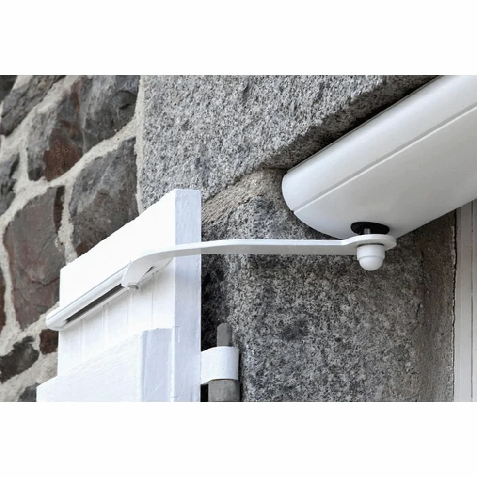 YSLO FLEX io 1P Somfy motore radio per persiane a battente mono anta (Carter bianco + bracci bianchi)