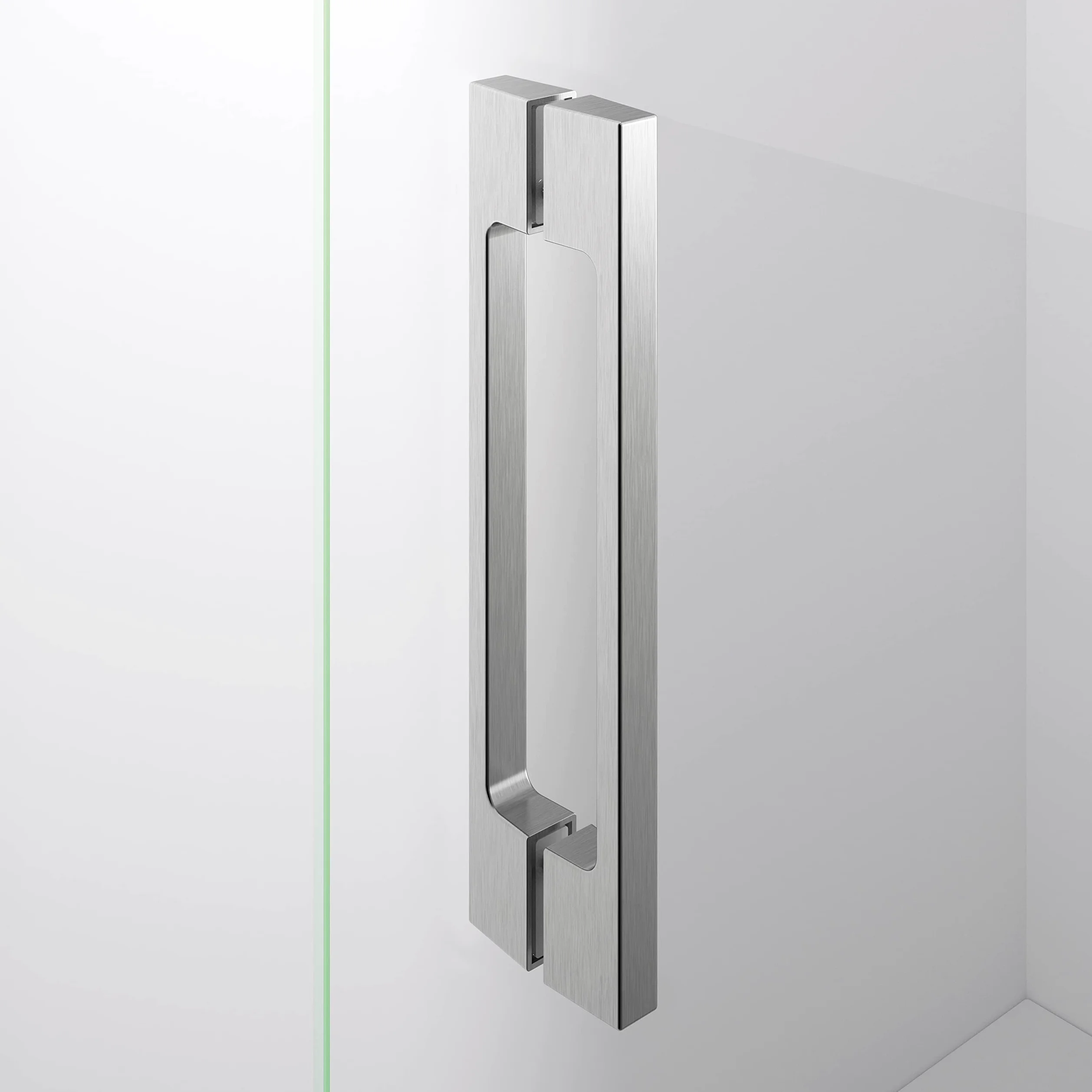 BELLOBATH - Box doccia per nicchia - Cabina doccia con una porta scorrevole - Larghezza 125-130 cm x 195 cm - Vetro di sicurezza anticalcare da 6 mm su entrambi i lati - Profili argento lucido