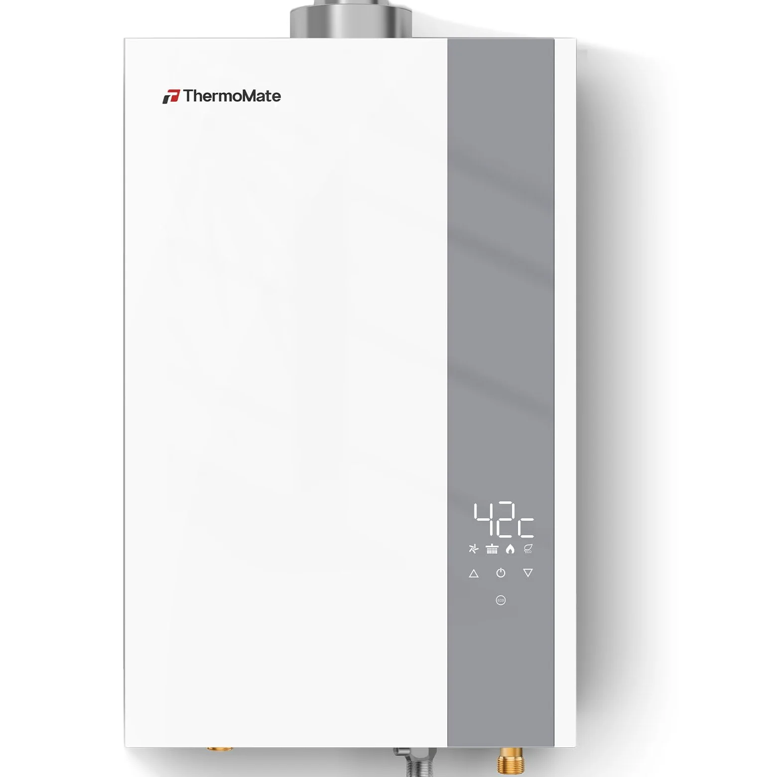 ThermoMate Scaldacqua a gas ECO a Camera Stagna 12 litri, ErP/basso NOx Indoor Scaldabagno a gas naturale, 20mbar, scaldacqua a gas per cucine e bagni