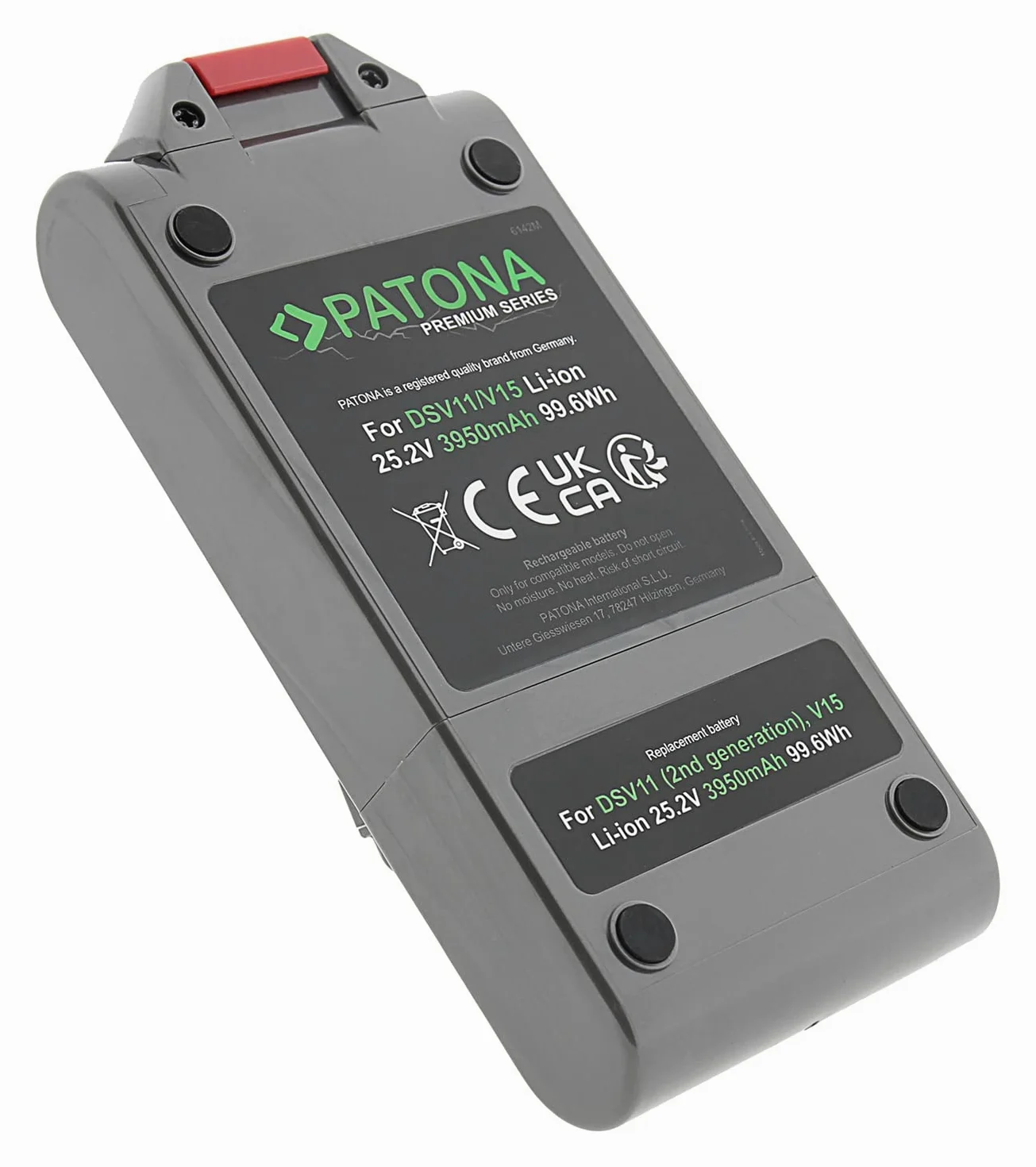 PATONA Premium Batteria Ricambio per Dyson 970425-01, 970938-01 Batterie Compatibile con V11 2020 Outsize, V11 Absolute Extra Pro, Fluffy Total Clean, SV15, SV17, SV18