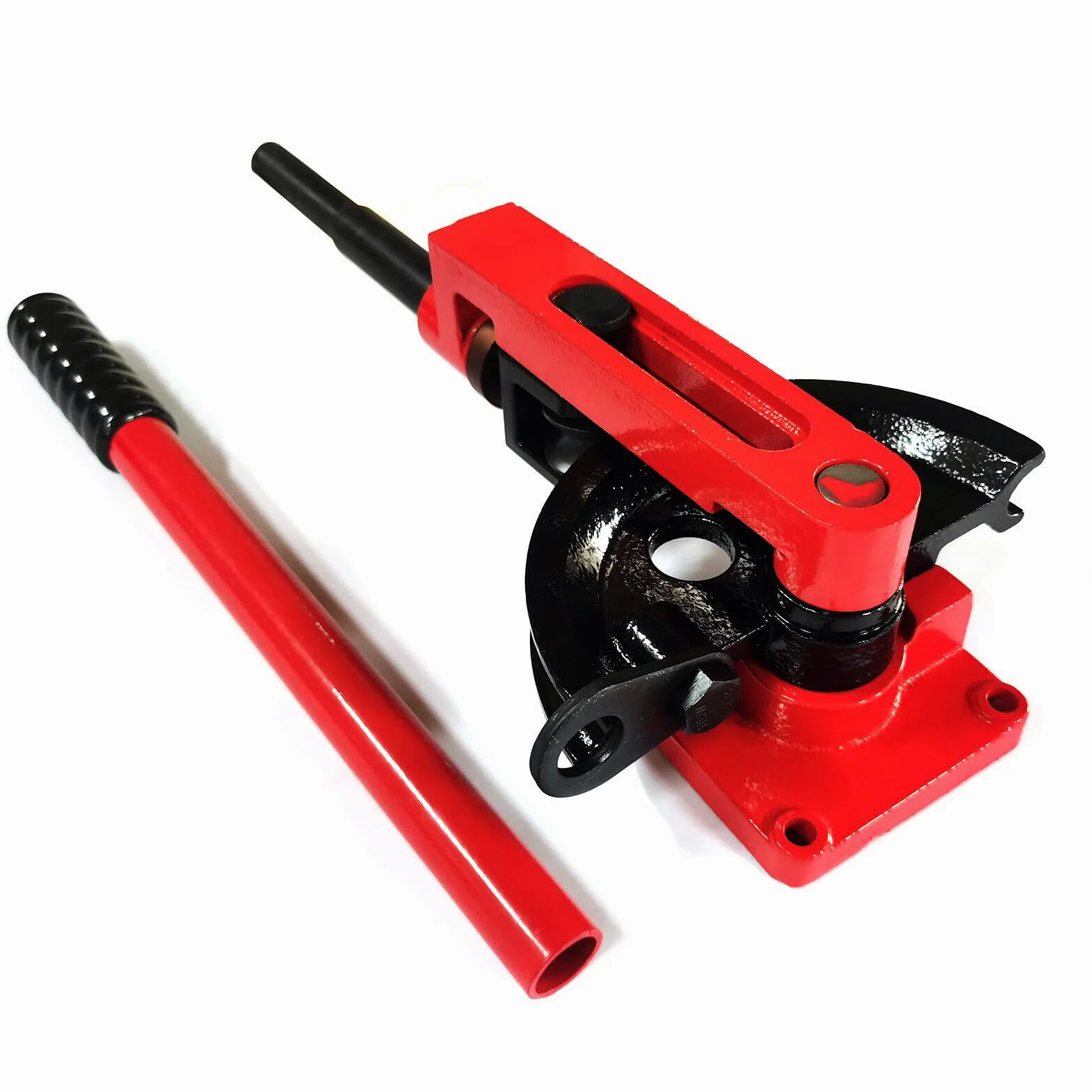 Piegatubi manuale 0-180° con 7 matrici (10-25 mm) per tubi in rame, tubi in ferro, tubi in alluminio, tubi in acciaio inox