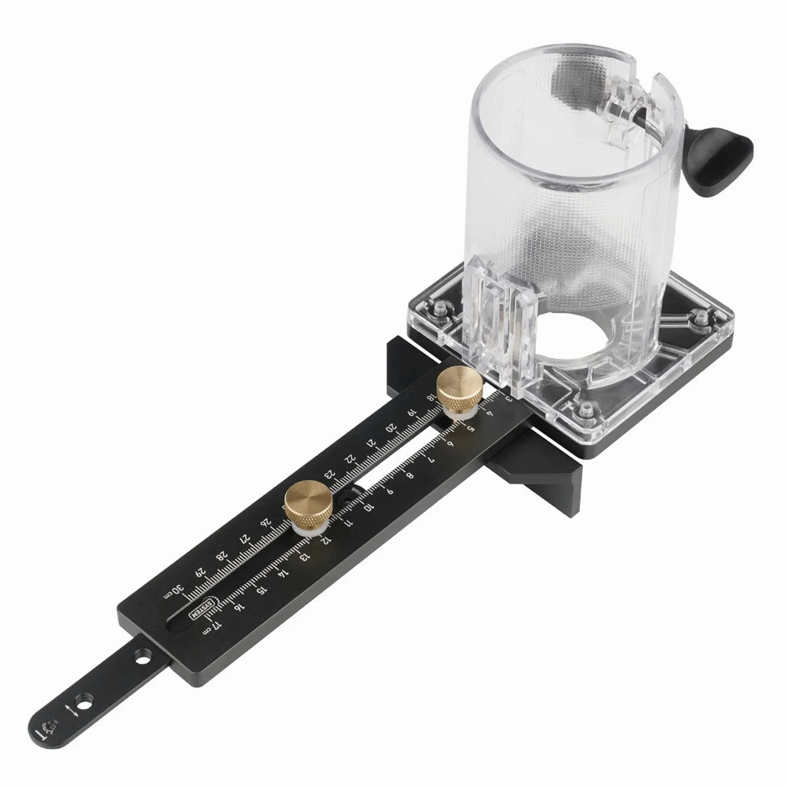 Maschera da taglio circolare per macchina da taglio, fresatrice per legno con base a scanalatura circolare per la lavorazione del legno, strumenti fai da te