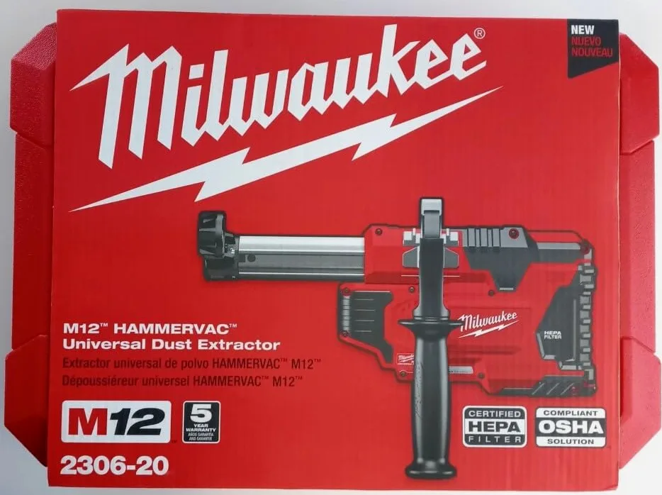 Milwaukee 2306-20 M12 Hammervac Univ Dust Extra