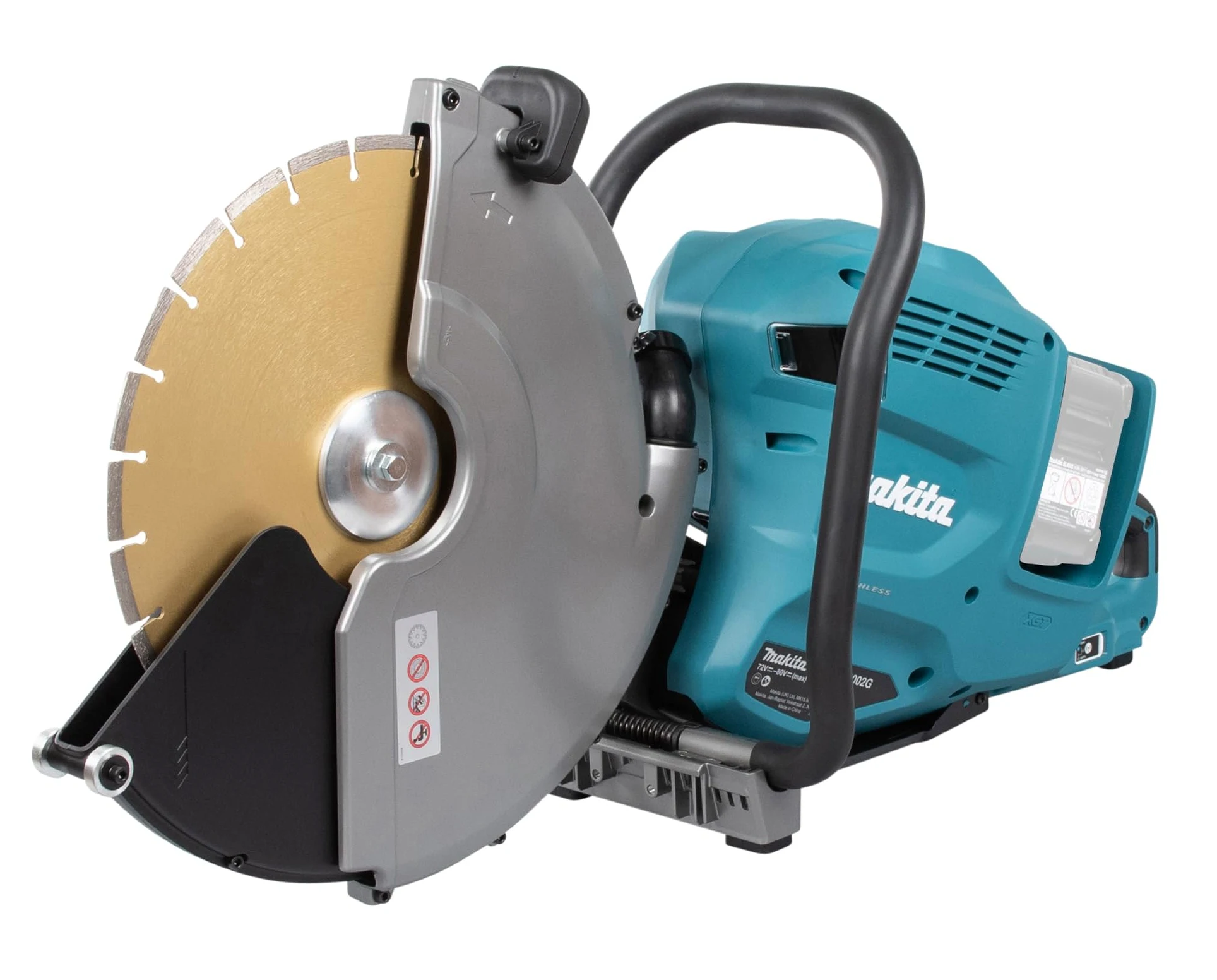 Makita CE002GZ01 Twin 40V Max (80V) Li-ion XGT Brushless 355mm Power Cutter - Batterie e caricabatterie non inclusi