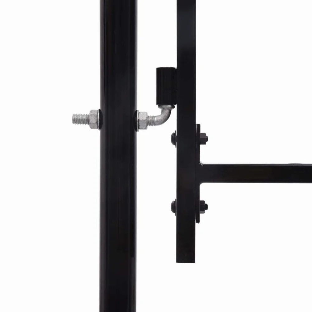 Tidyard Cancello,da Giardino,a Doppia Anta,con Punte a Lancia,in Acciaio,Nero,300x225 cm,Cacello per Recinzione,Cancello in Metallo,Cancello da Esterno,Cancello in Acciaio