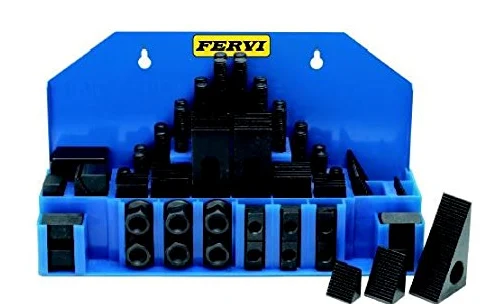 KIT STAFFE STAFFAGGIO CAVA 14 mm BLOCCAGGIO PEZZI SU FRESA Art. FERVI K001/14