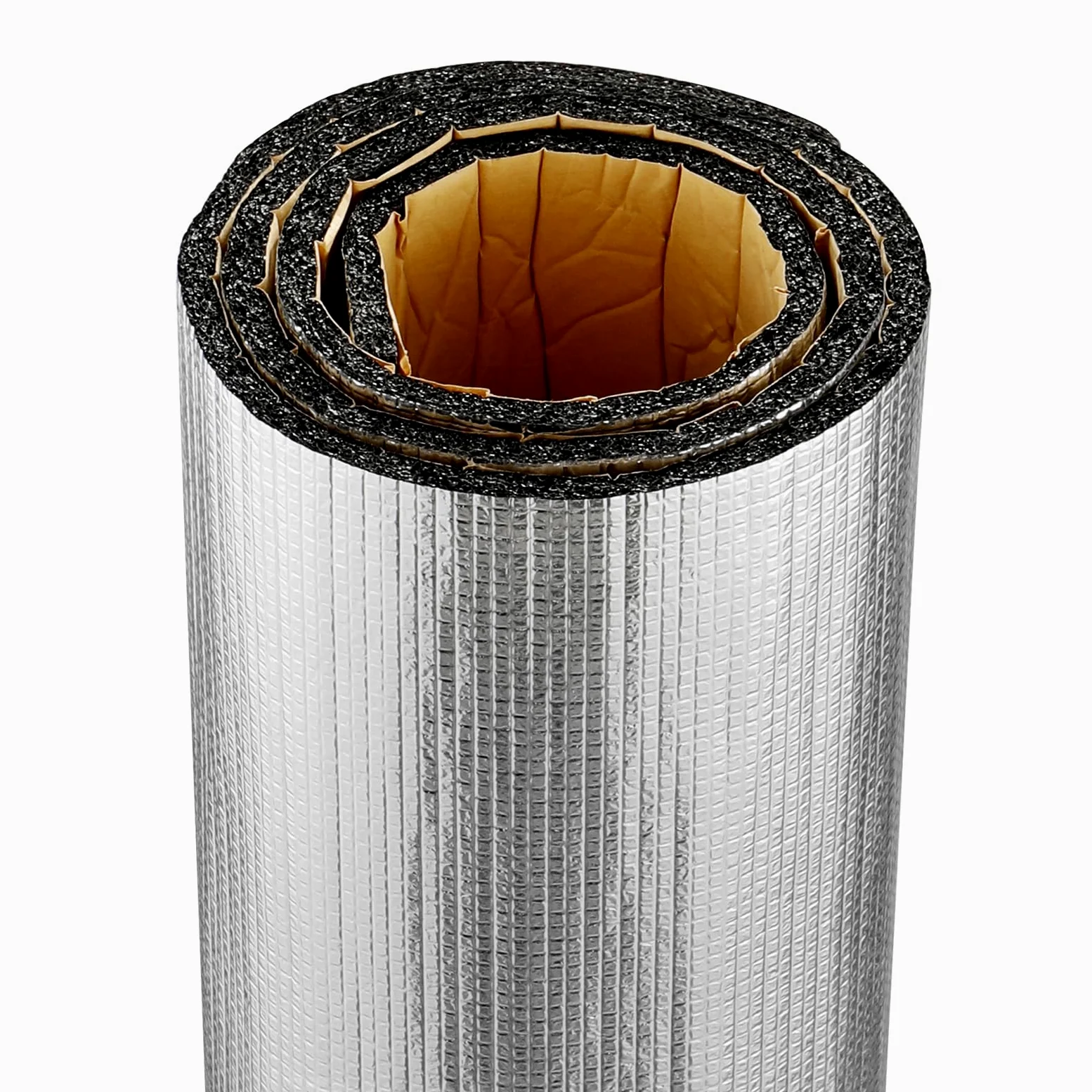 VEVOR Rotolo di Isolamento Riflettente, Barriera Radiante con Anima in Schiuma XPE, 1020 x 1524 mm, Scudo Riflettente del Calore con Anima in Schiuma di Alluminio, Rotolo per Garage Finestre Camper