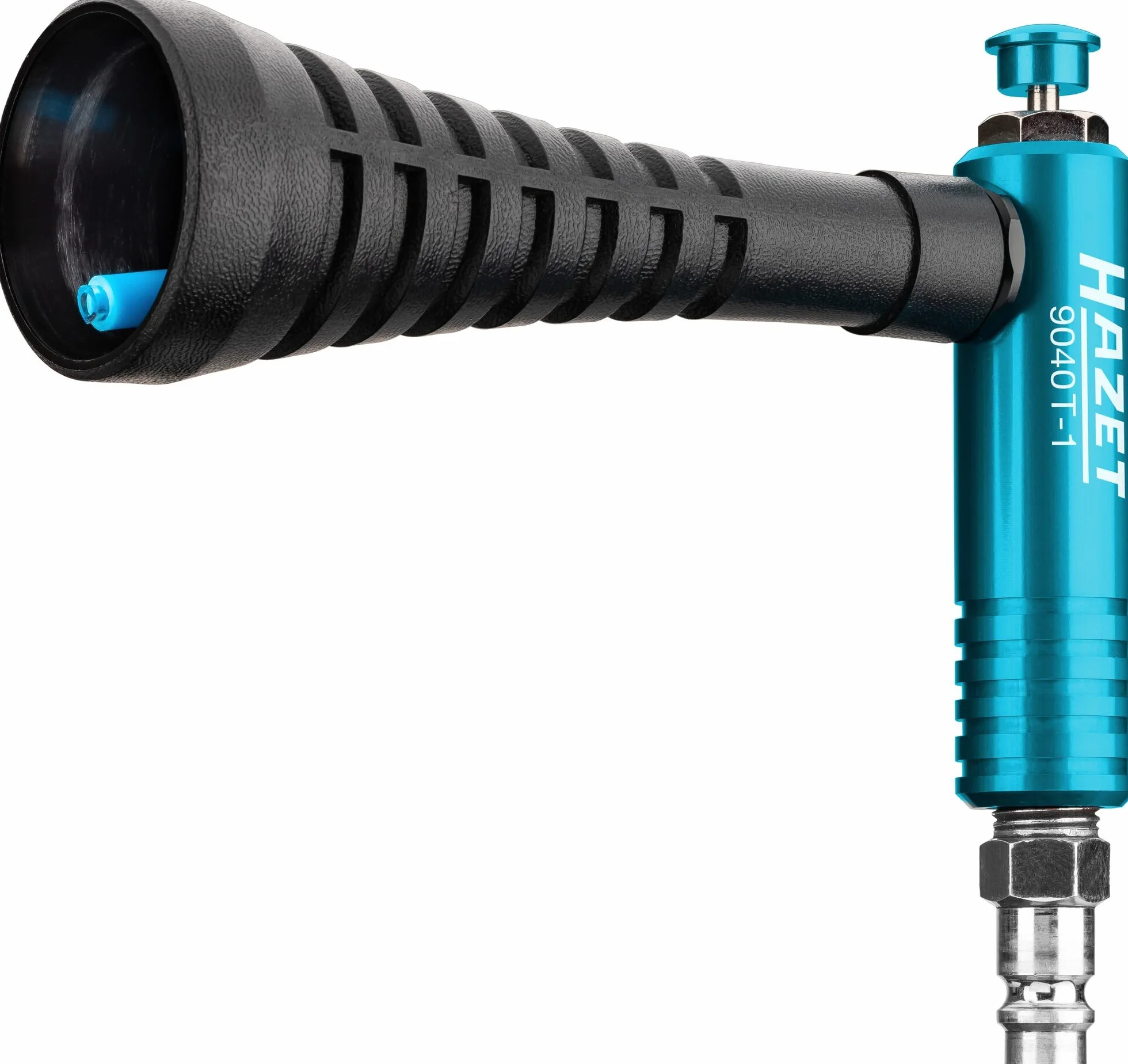 HAZET turbo air gun 9040T-1, ugello a turbina che genera un potente impulso daria, pressione di esercizio di 6 bar con impugnatura ergonomica, per la rimozione rapida di trucioli