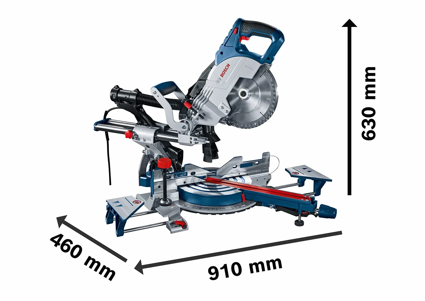Bosch Professional Troncatrice radiale GCM 8 SJL (potenza 1600 Watt, Ø lama: 216 mm)