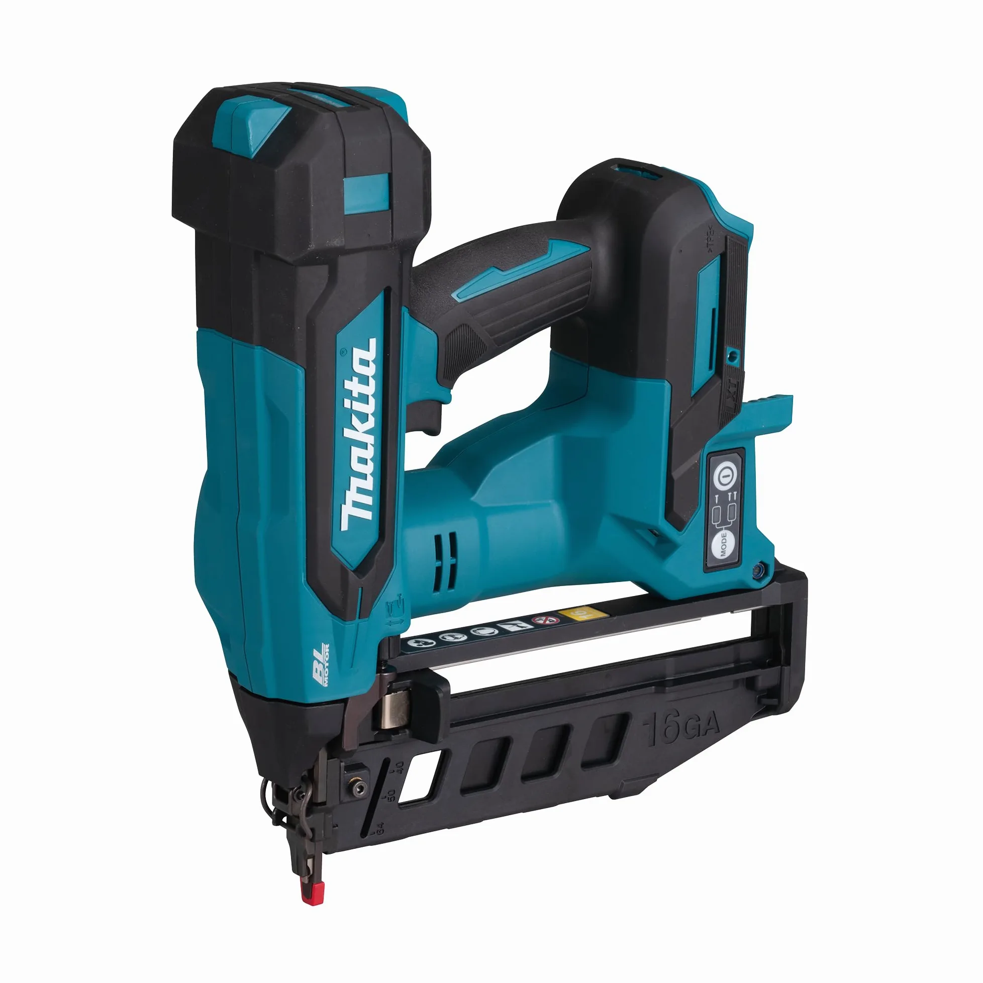 Makita DBN601ZJ, 18 V, Li-ion LXT, chiodatrice a batteria brushless per rifiniture, fornita in una valigetta Makpac, batterie e caricabatterie non inclusi