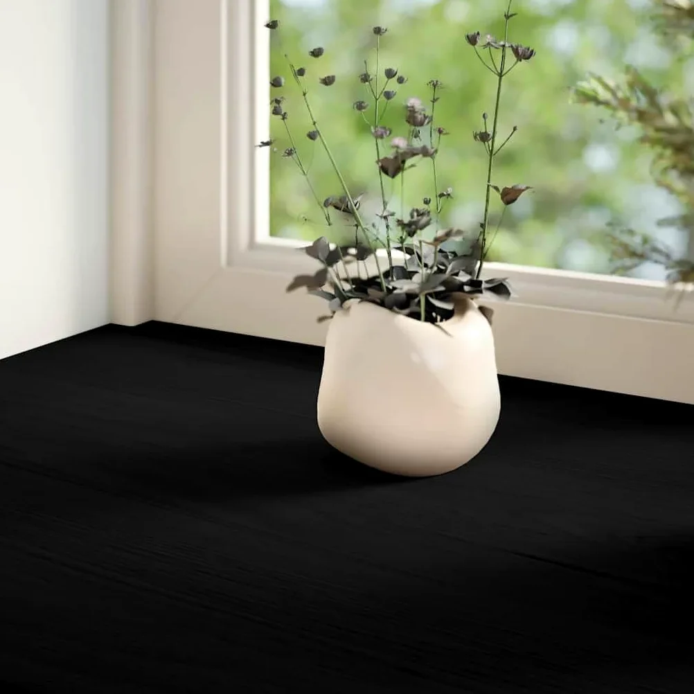 vidaXL Davanzali 2 pz Marrone Scuro 140x20x2 cm Legno Massello Rovere, Bordo della Finestra, davanzale della Finestra in Quercia, davanzale in Legno