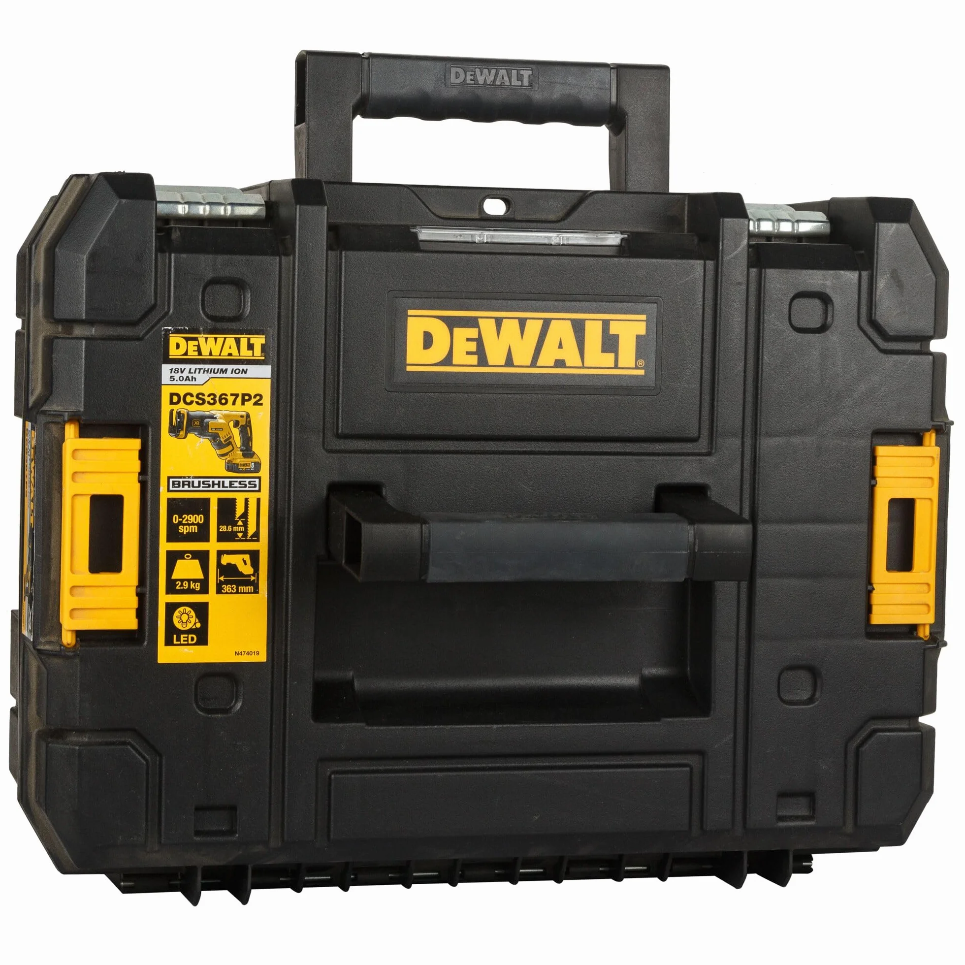 DEWALT Sega universale in valigetta TSTAK, senza batterie e caricabatterie, DCS367NT-XJ