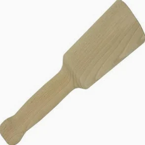 Stella Bianca Martello Mazzuolo in Legno di Faggio, 240x70 mm, 340 grammi, Colore Natura