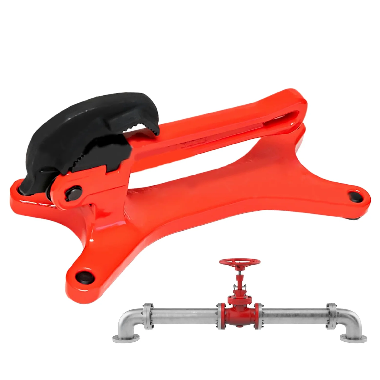 Morsa per tubi in alluminio portatile, ganasce caricate a molla con base, attrezzo multifunzionale per attrezzi in ferro resistente, morsetto in metallo per legno e ferro, 27 x 11,5 x 12,5 cm