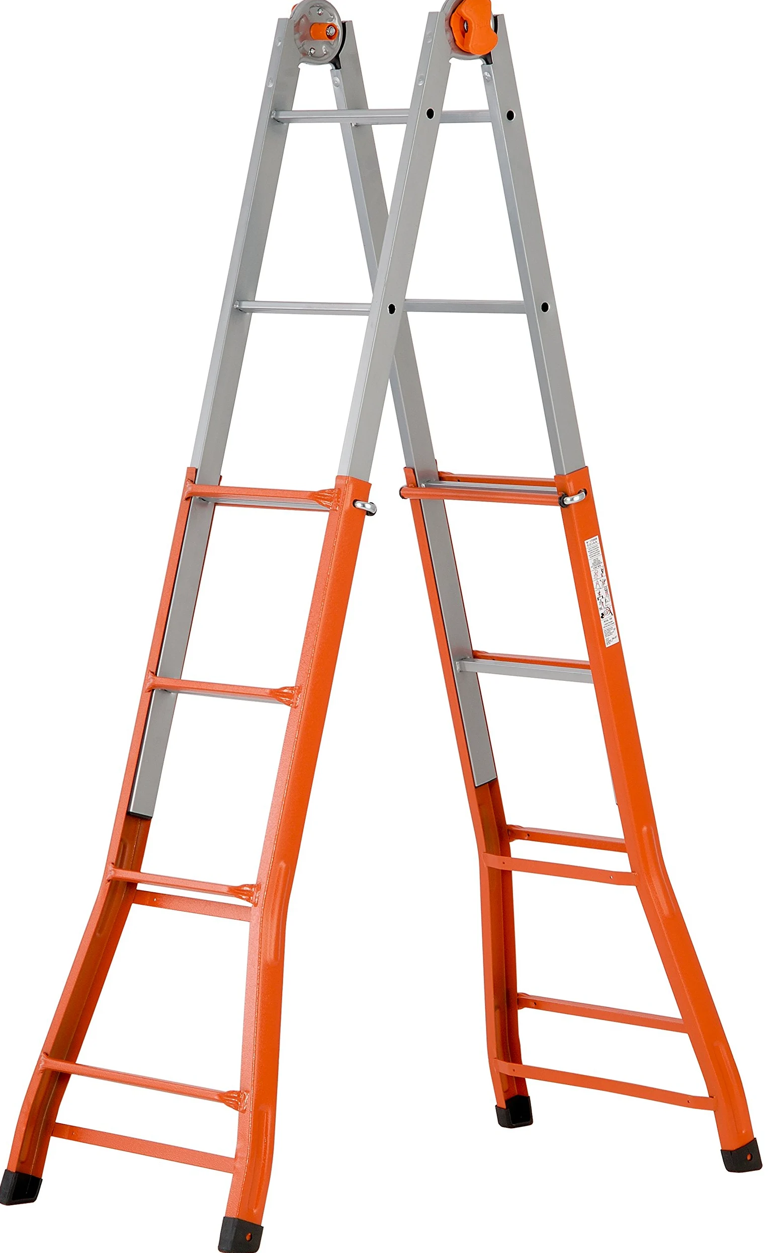 Gierre A0050 Scala telescopica in acciaio Acal100 4+5 pioli (Altezza lavoro: 4.28 m)