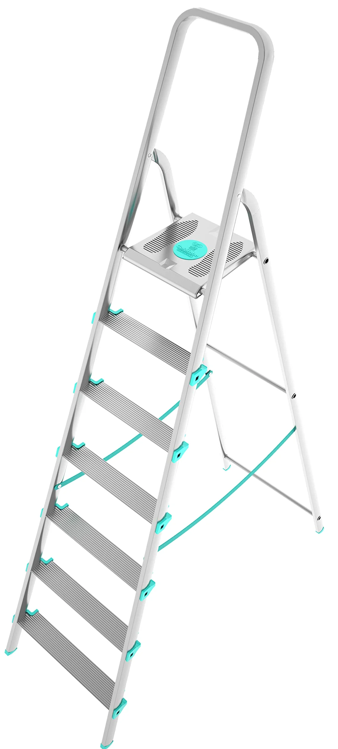 SCALA ALLUMINIO COLOMBO 7 GRADINI PORTATA 150 KG ART. S107A07W