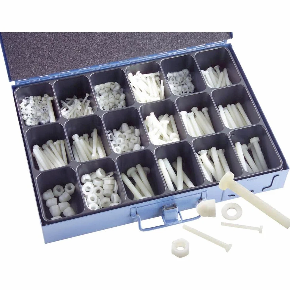No Name 16900 - Assortimento di viti in plastica, 1005 pezzi