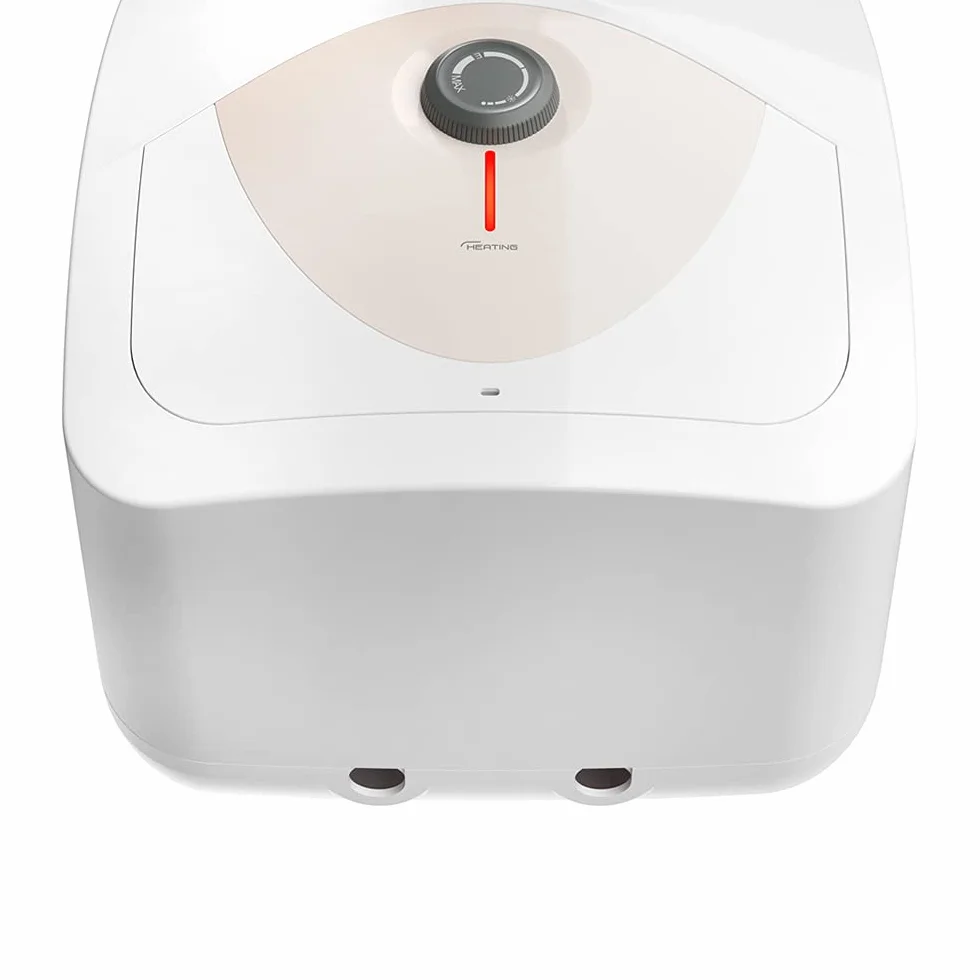 Ariston Dune RS - Scaldabagno Elettrico 30 Litri 38x41x42 cm - Boiler Elettrico con Display LED Controllo Temperatura, Installazione in Italia Sopralavello, Beige 220V, Classe Energetica A