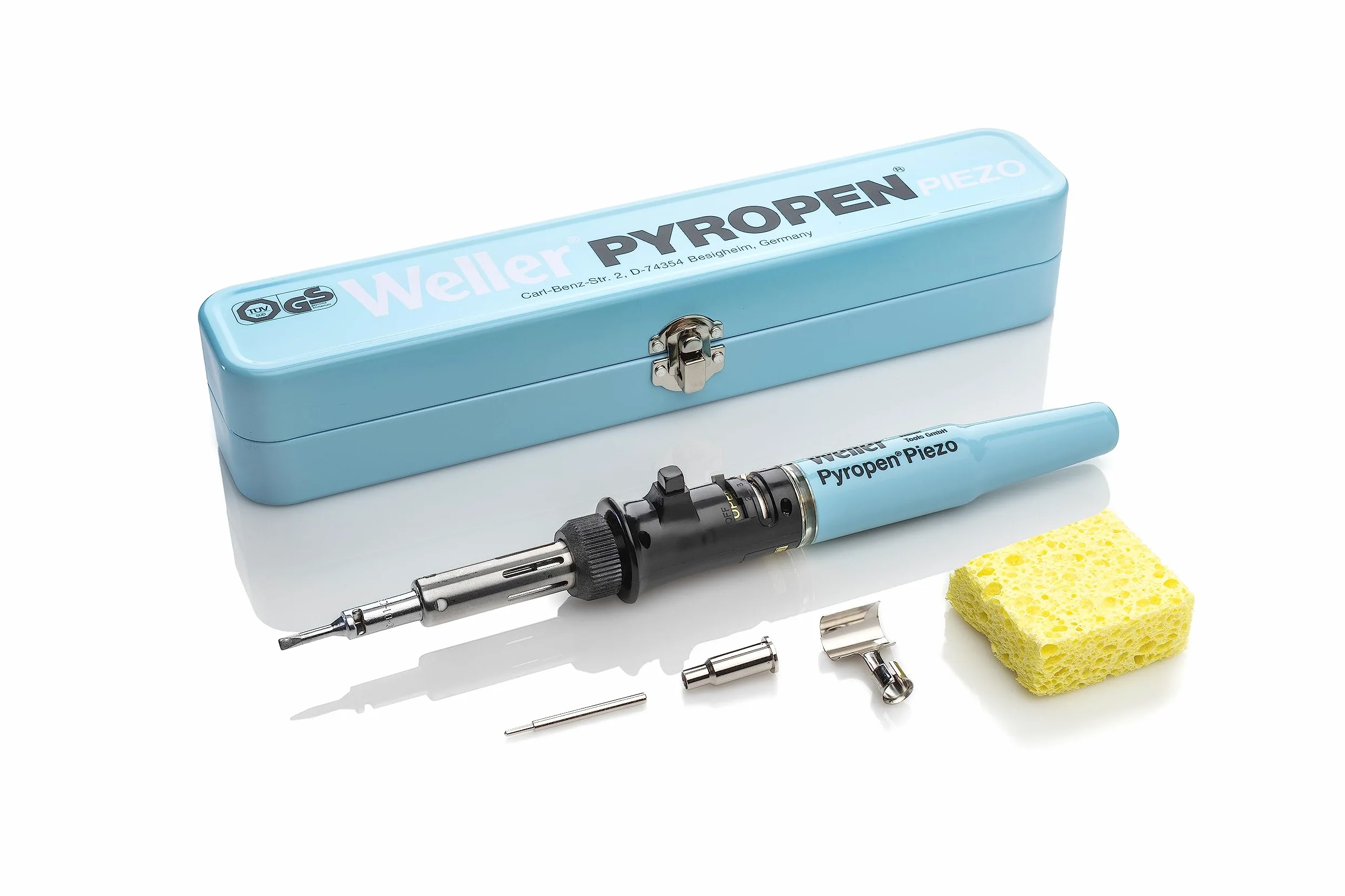 Saldatore a gas Weller Pyropen Piezo 650 °C 180 min + accenditore piezo T0051605899