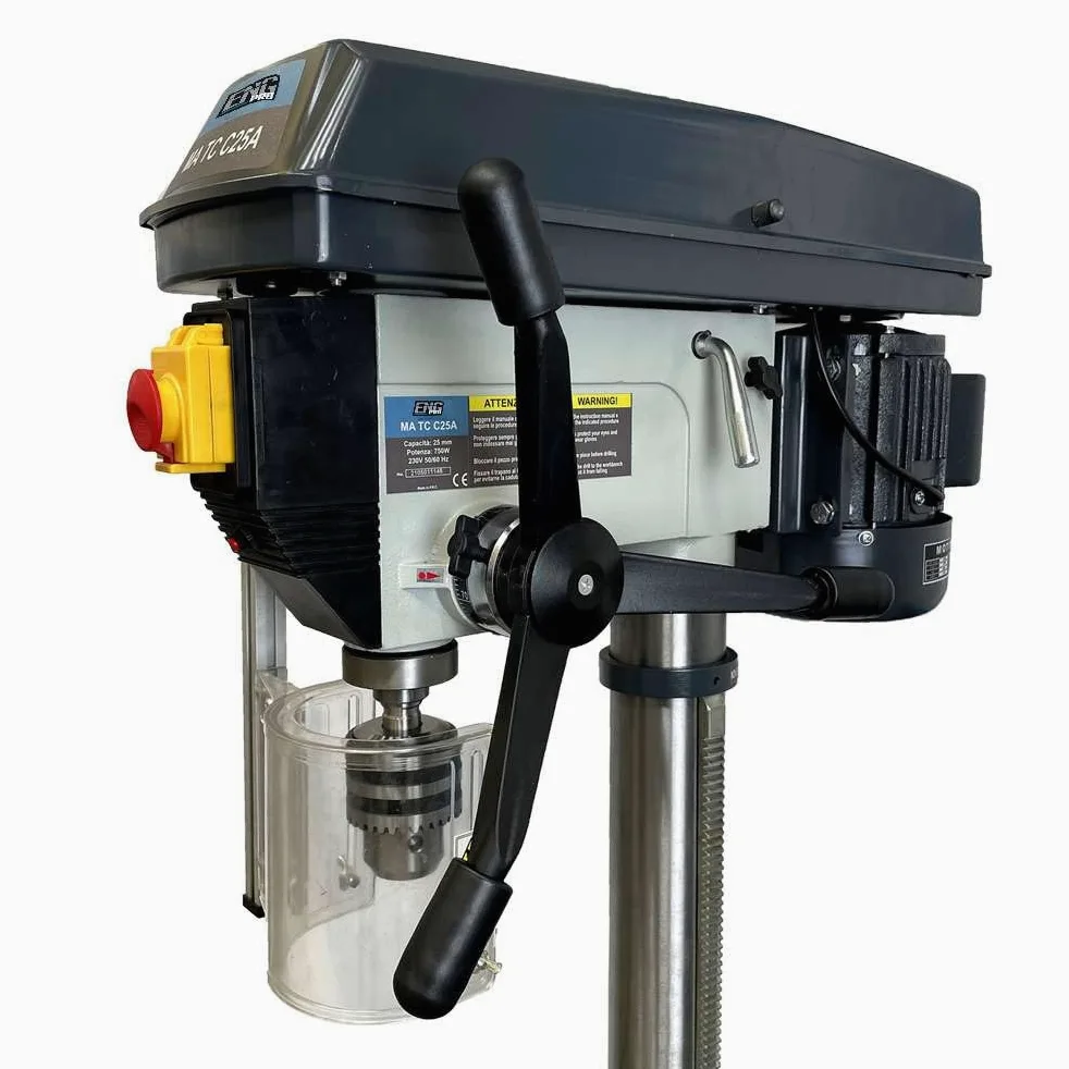 Trapano a colonna con trasmissione a cinghia 25mm - ENG PRO MA TC C25A