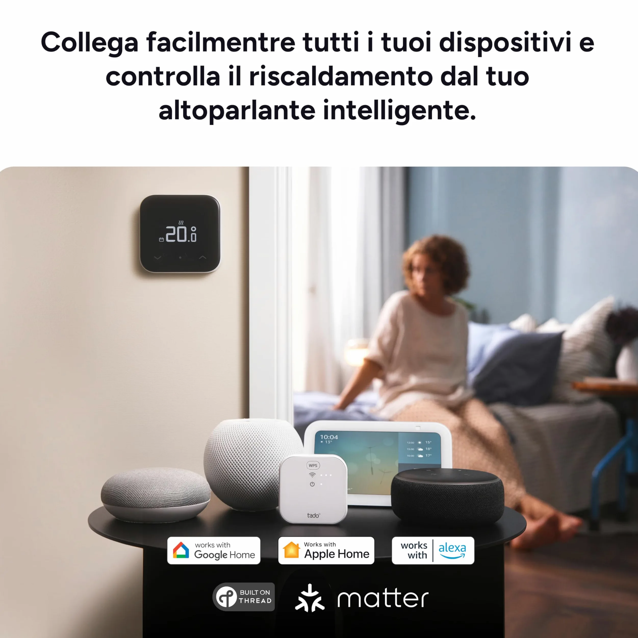 tado° sensori di temperatura wireless X, prodotto aggiuntivo per termostati intelligenti X, controllo ottimale dei radiatori, semplice installazione fai da te