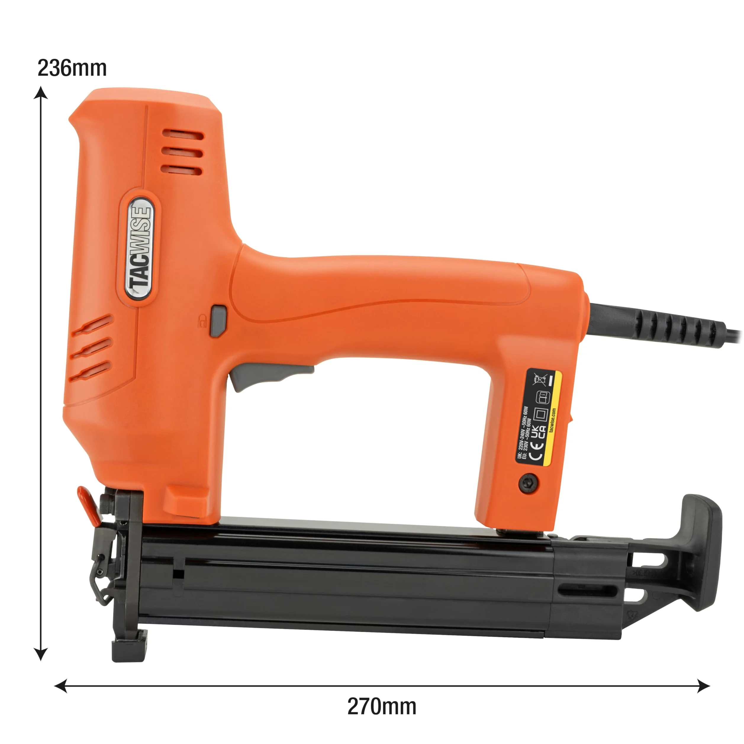 Tacwise 1705 Master Nailer 181ELS Pro Chiodatrice Elettrica Brad con 1000 Chiodi, Utilizza Chiodi Tipo 18G