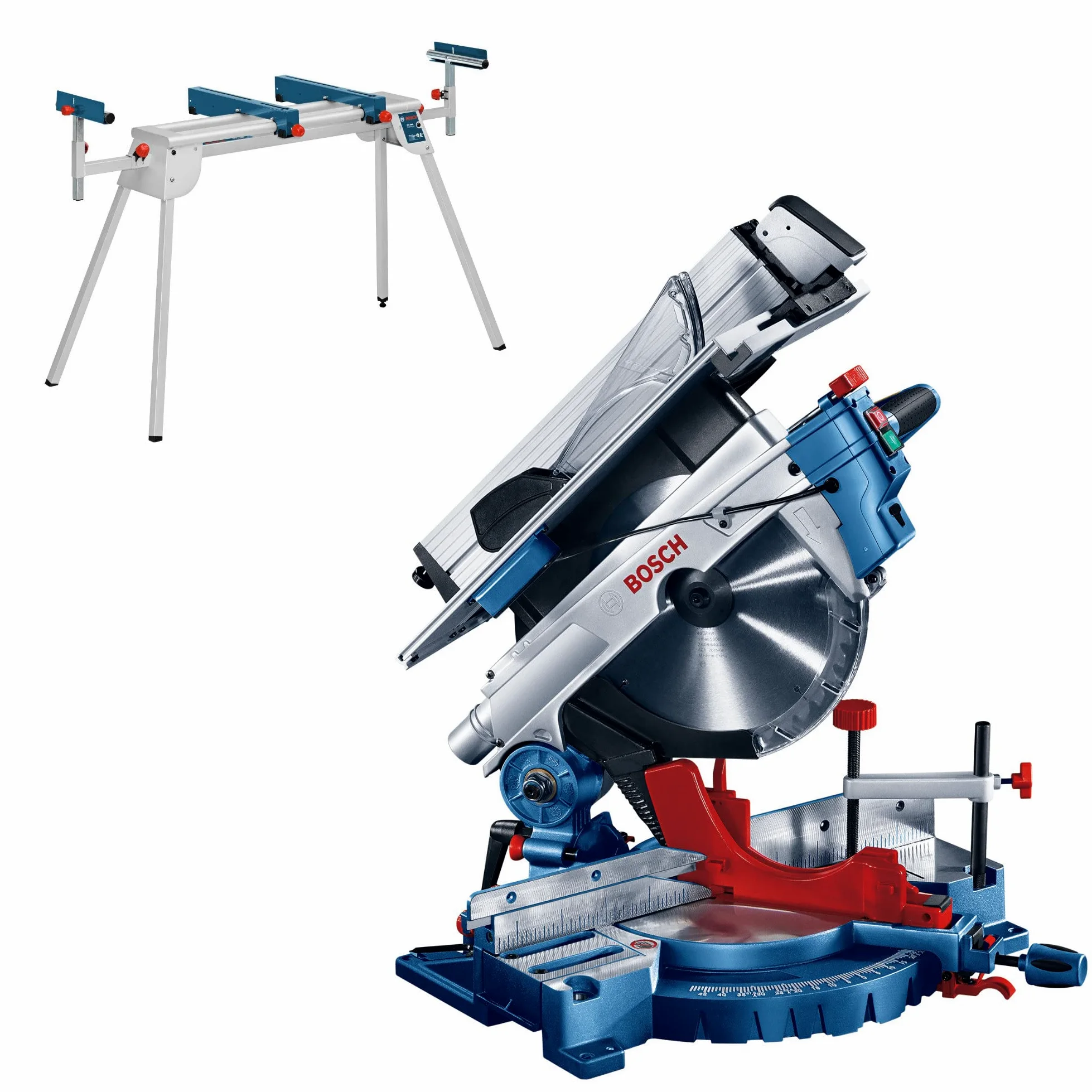 Bosch Professional Troncatrice combinata GTM 12 JL + GTA 2600 (Ø lama: 305 mm)