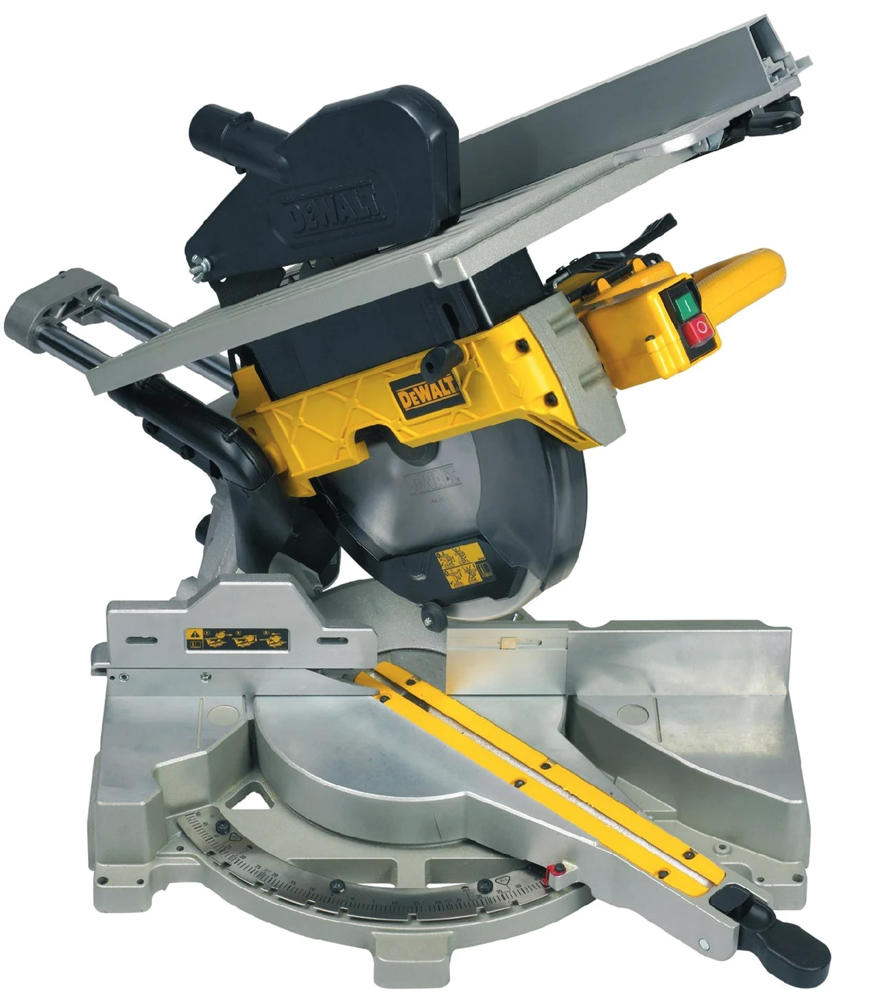 DeWalt D27112-QS Troncatrice Radiale con Pianetto Superiore, 1600W