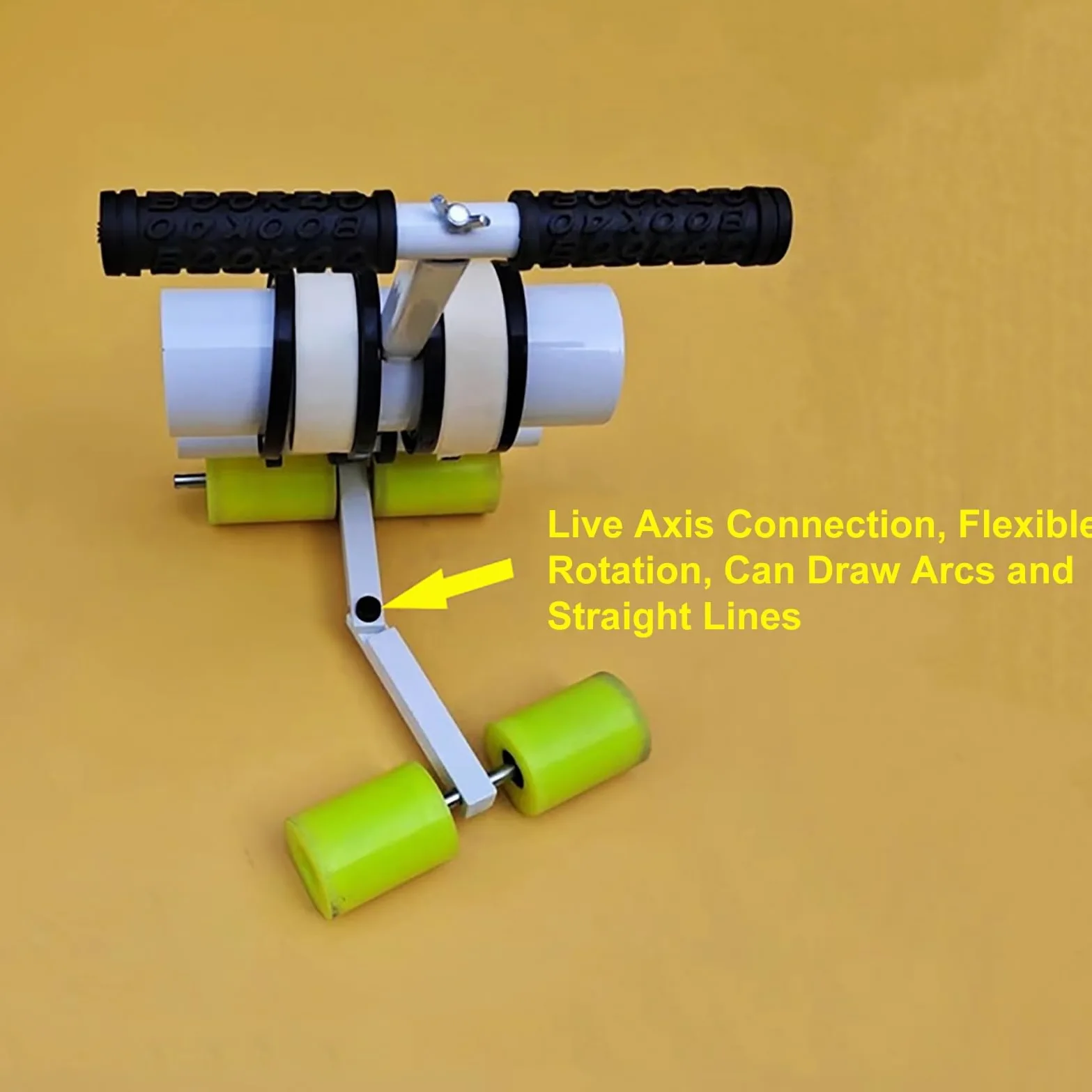Pickleball Court Line Tape Machine per Applicatore di nastro per pavimenti per campi da esterno per parcheggio Striping Applicatore di nastro adesivo per vernice argento