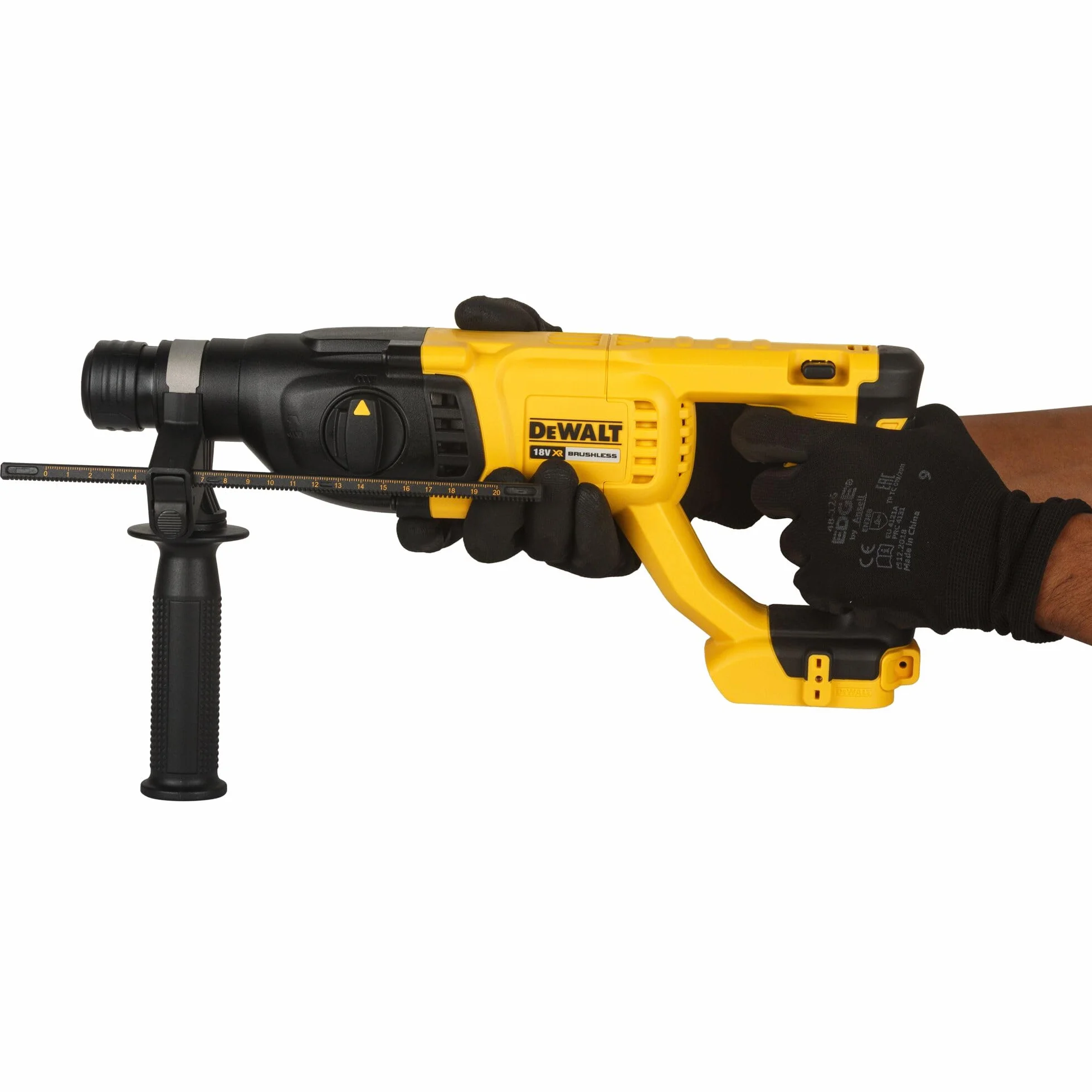 DeWalt Martello Elettropneumatico Brushless XR 18V ​​SDS-Plus 2.6J senza caricabatteria/batteria con custodia TSTAK, Multicolore