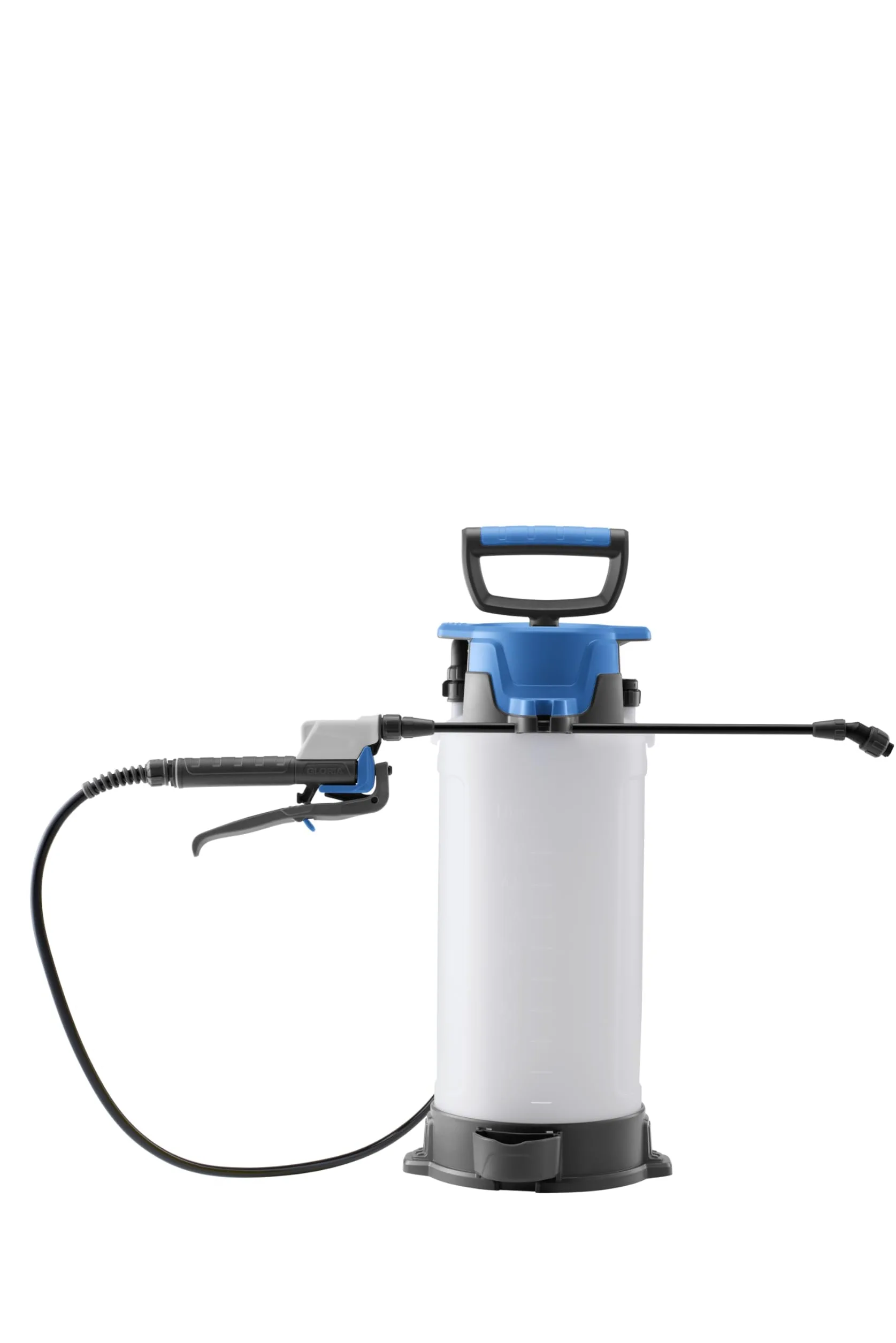 Gloria Spruzzatore a pressione CLEAN 500 | 5 l spruzzatore professionale per la pulizia | per acidi, alcali e detergenti (pH 2 – 12) | Include lancia di prolunga | guarnizioni EPDM | Spruzzatore a