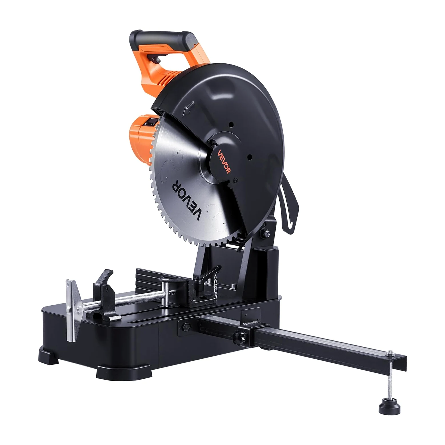VEVOR Troncatrice per Taglio dei Metalli con Lama a Freddo in Acciaio Inox da 355 mm, Motore Brushless da 3500 W, Velocità Regolabile 750-1200 giri/min, Angolo 0-45°, Troncatrice Taglio Metallo