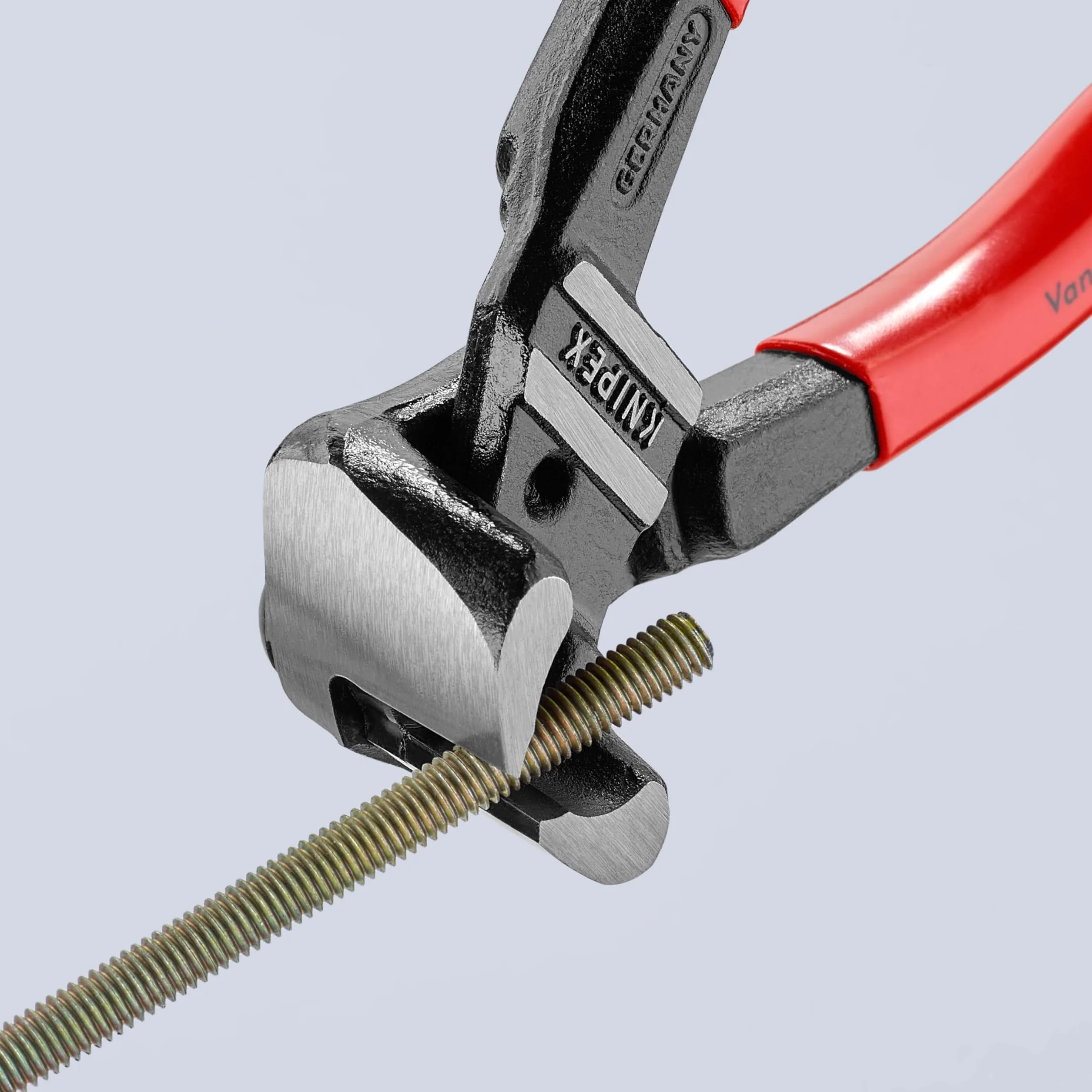 KNIPEX Tronchese con taglienti frontali per bulloni a grande forza di taglio rivestiti in resina sintetica 200 mm, 61 01 200